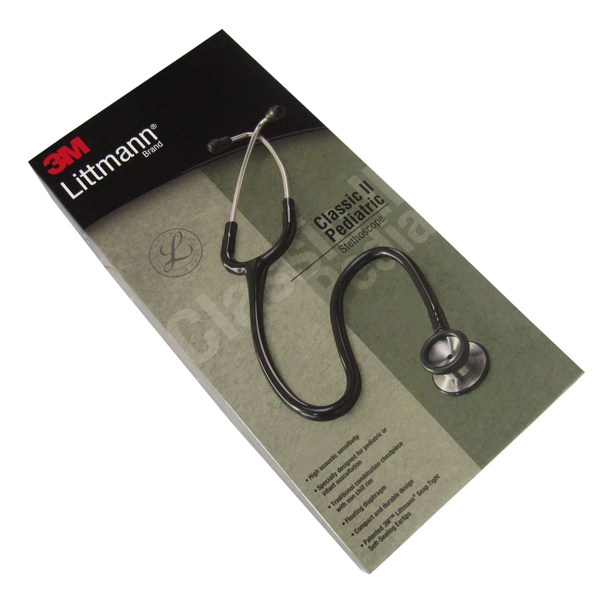 Littmann Classic II Paediatric Stethoscope: Black 2113 - Over Engraved - Image 5