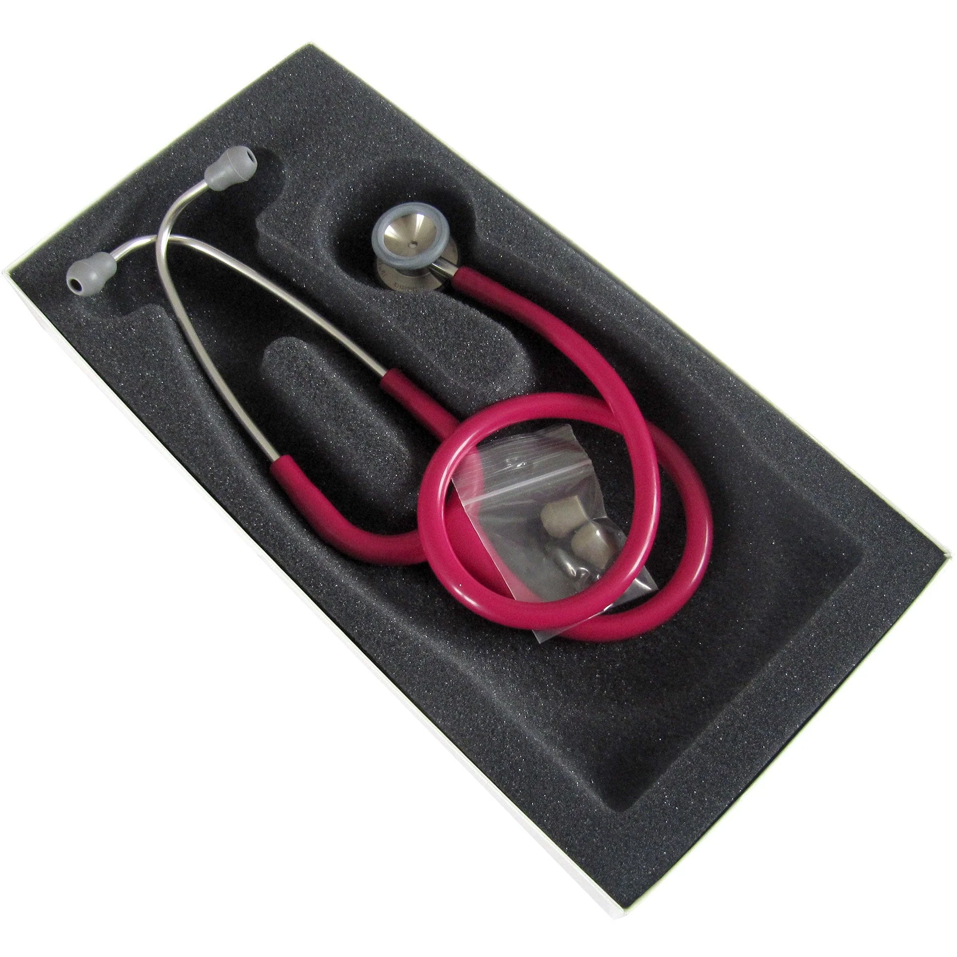 Littmann Classic II Paediatric Stethoscope: Raspberry 2122 - Over Engraved - Image 3