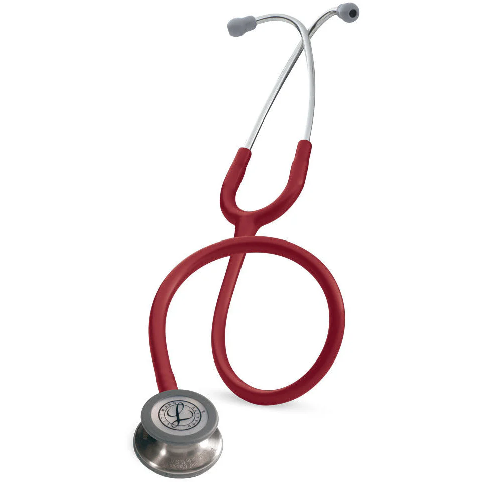 Littmann Classic III Monitoring Stethoscope: Burgundy 5627 - Over Engraved - Image 2
