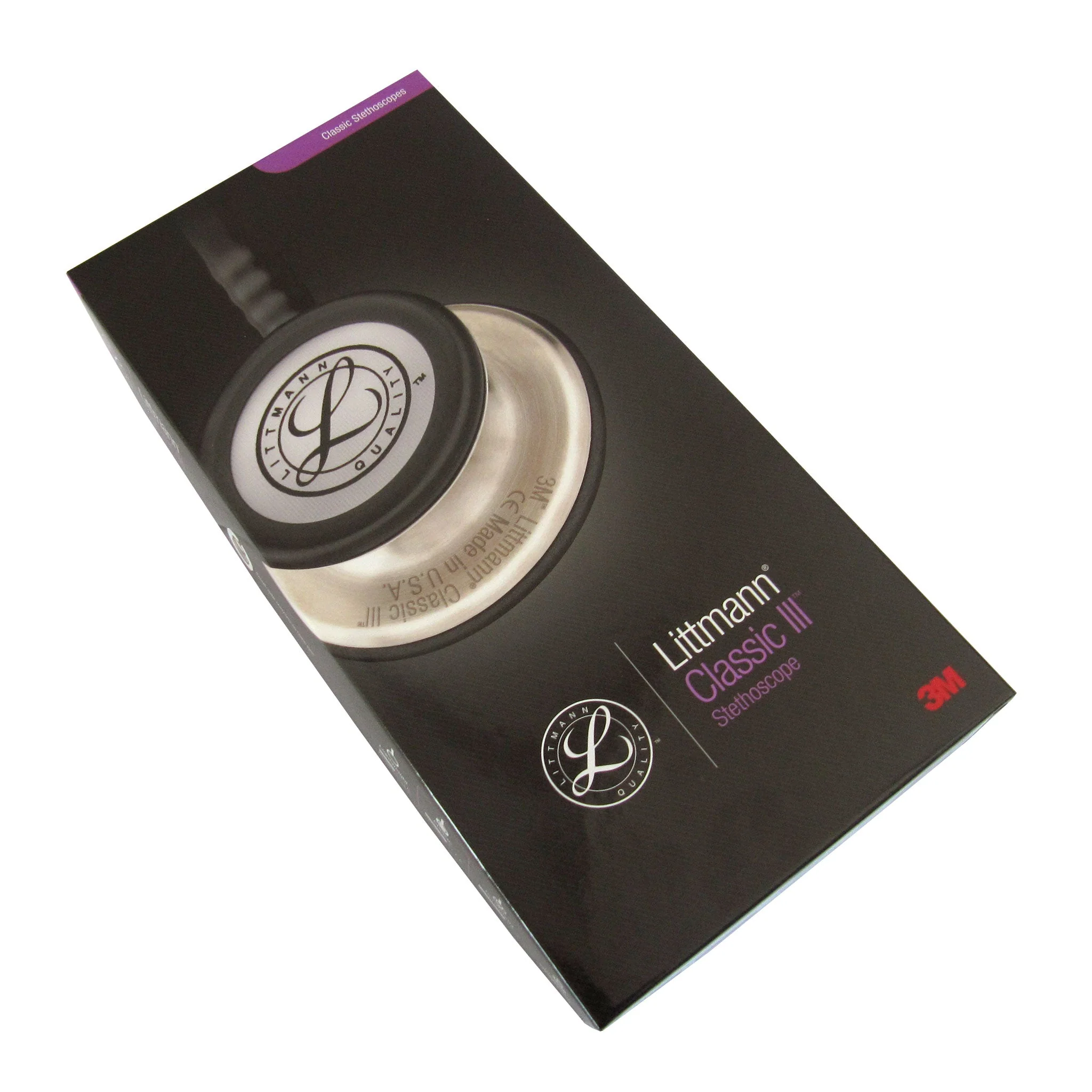 Littmann Classic III Monitoring Stethoscope: Caribbean Blue Rainbow 5807 - Over Engraved - Image 14