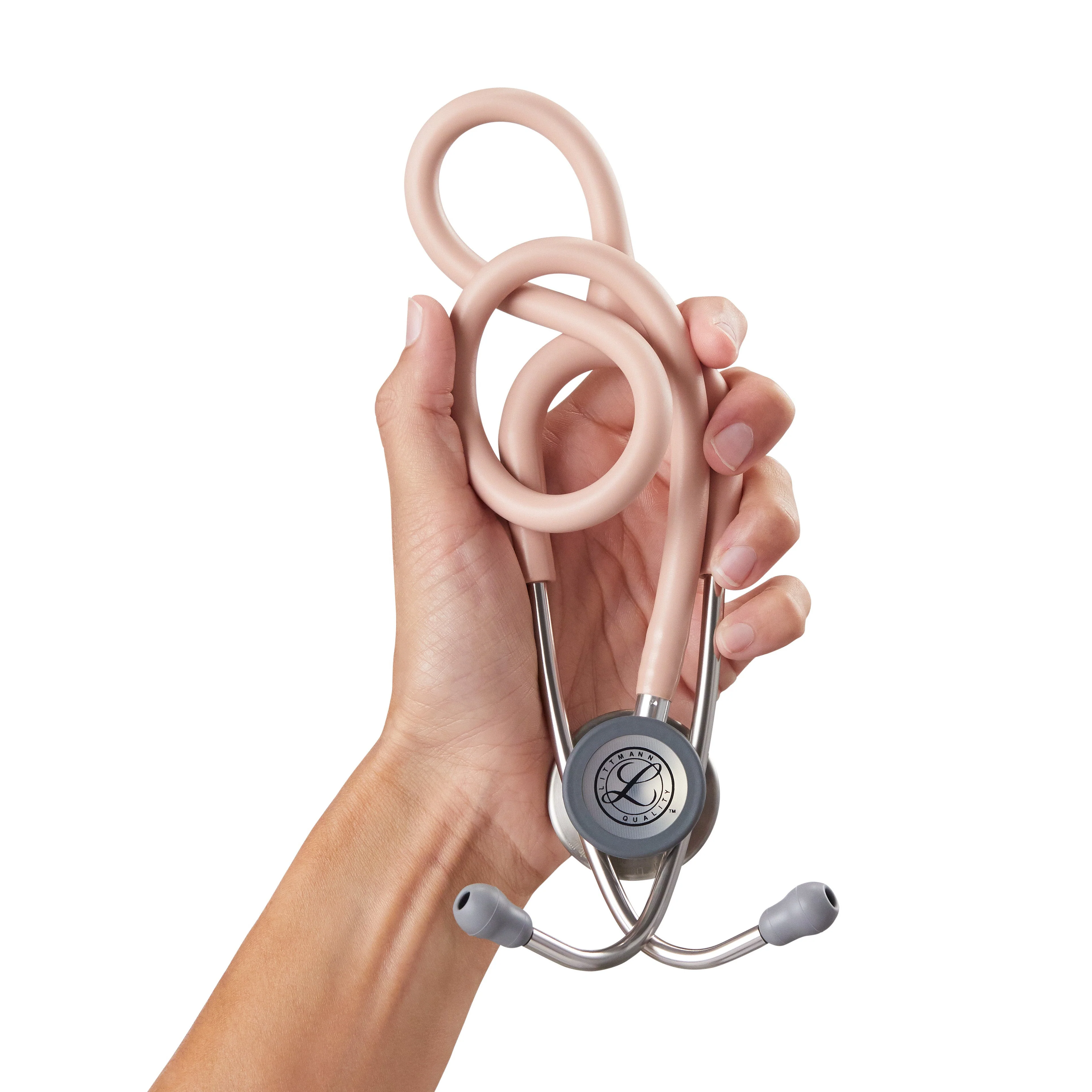 Littmann Classic III Monitoring Stethoscope: Satin Champagne Rose Tube 5910C - Image 3