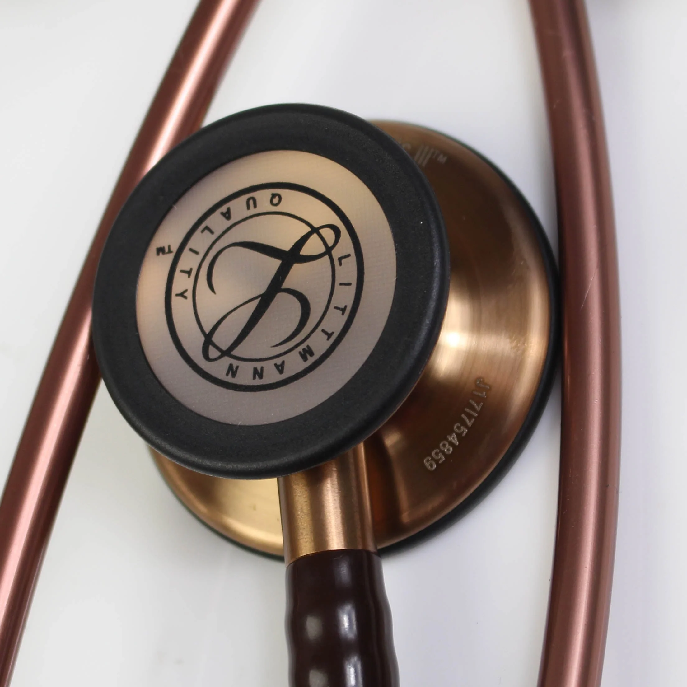 Littmann Classic III Monitoring Stethoscope: Chocolate & Copper 5809 - Over Engraved - Image 5