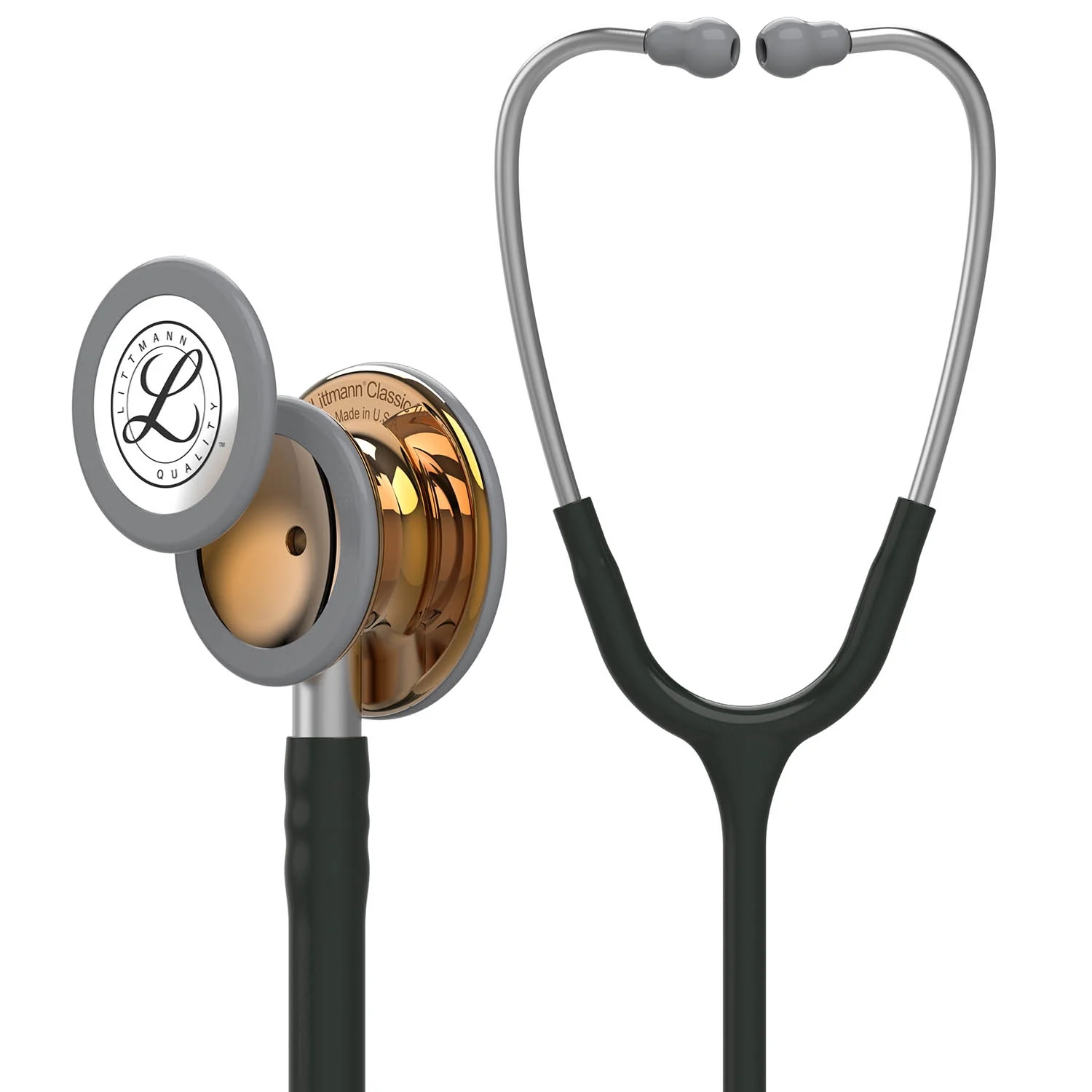 Littmann Classic III Monitoring Stethoscope: High Polish Copper & Black - Limited Edition 5646 - Over Engraved