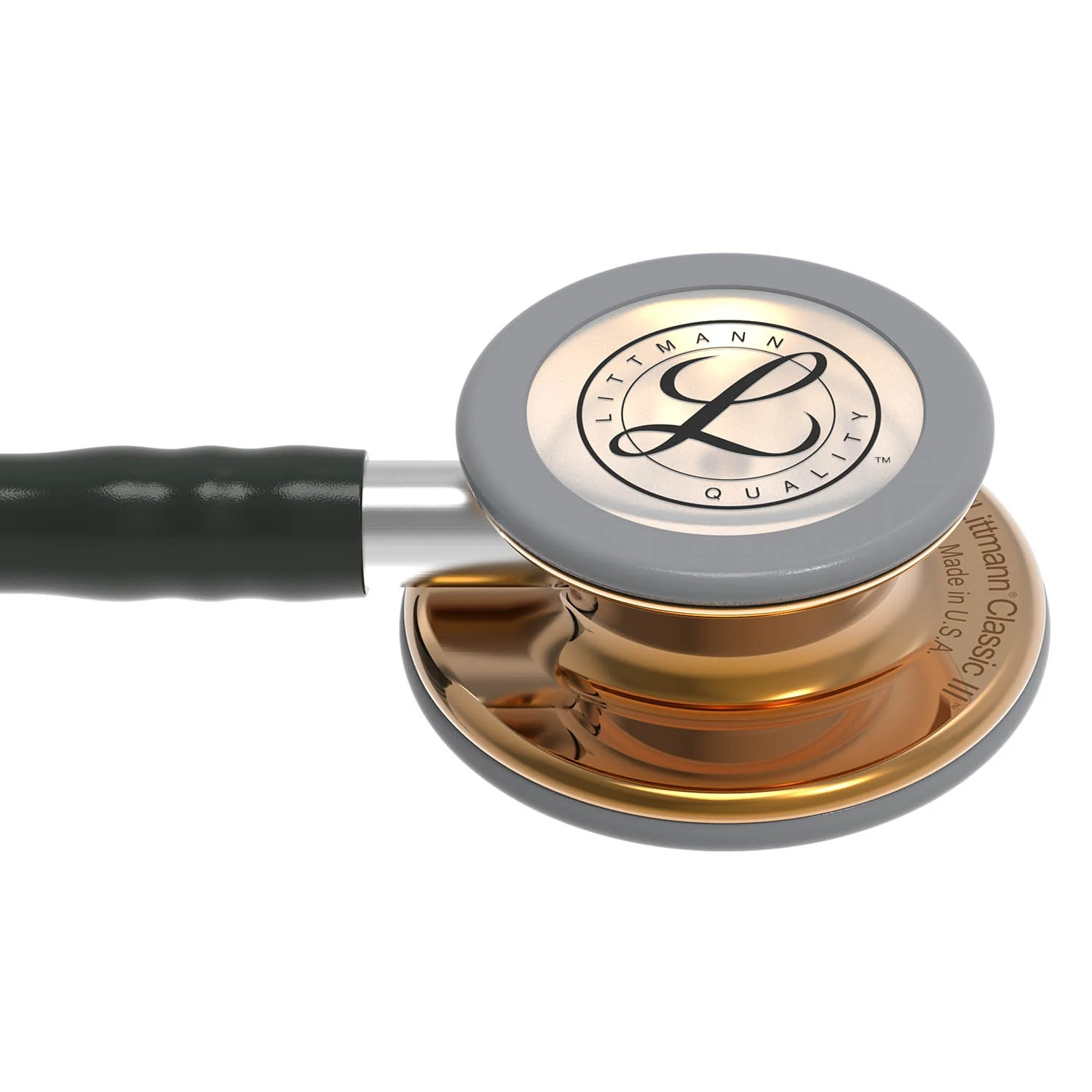 Littmann Classic III Monitoring Stethoscope: High Polish Copper & Black - Limited Edition 5646 - Over Engraved - Image 4