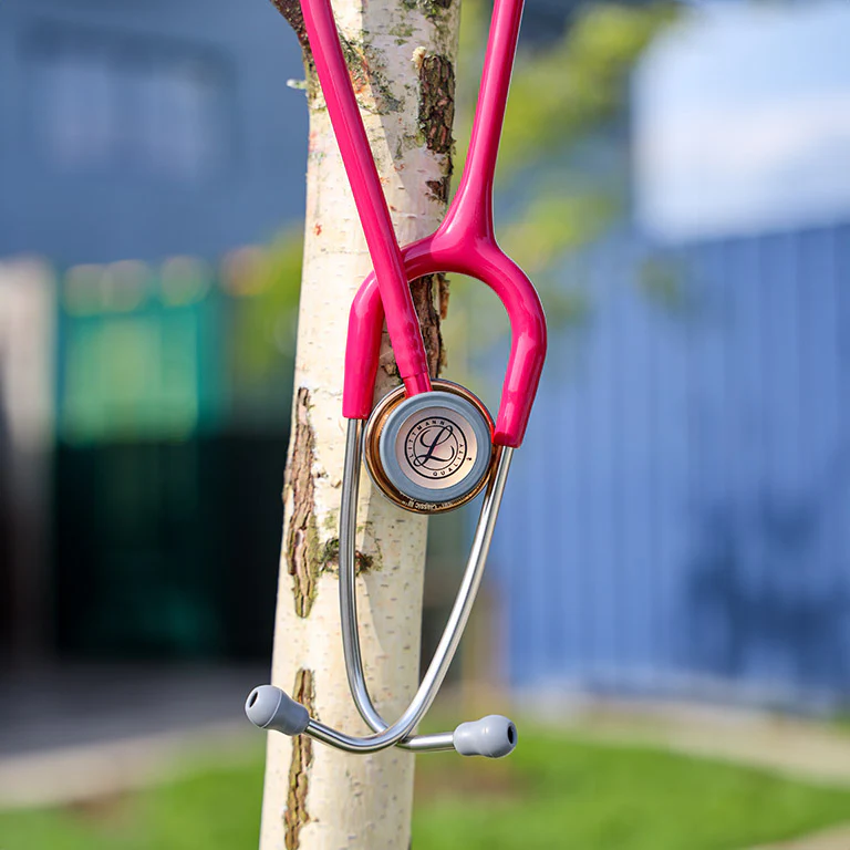 Littmann Classic III Monitoring Stethoscope: High Polish Copper & Raspberry - Limited Edition 5647 - Image 2