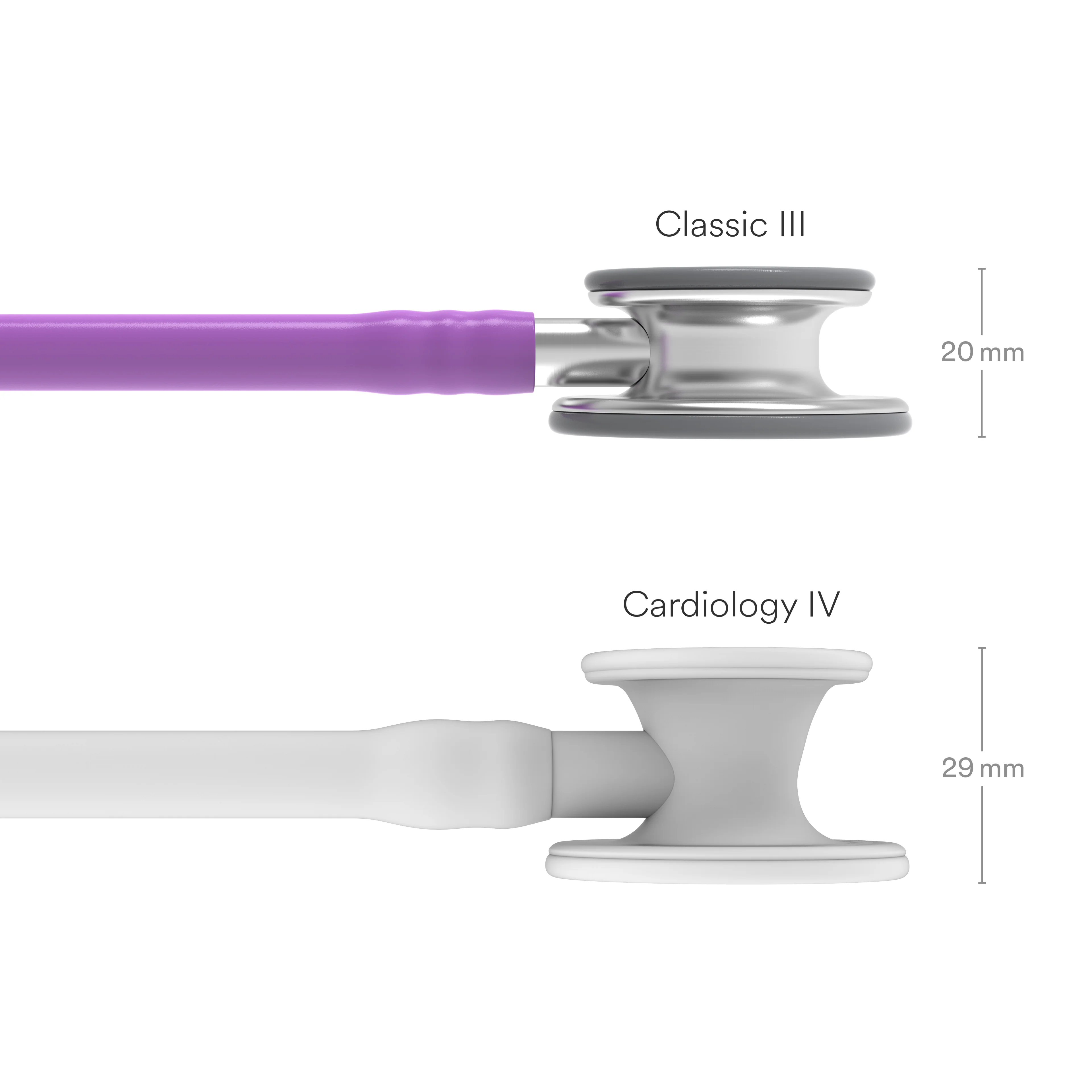 Littmann Classic III Monitoring Stethoscope: Lavender 5832 - Over Engraved - Image 5