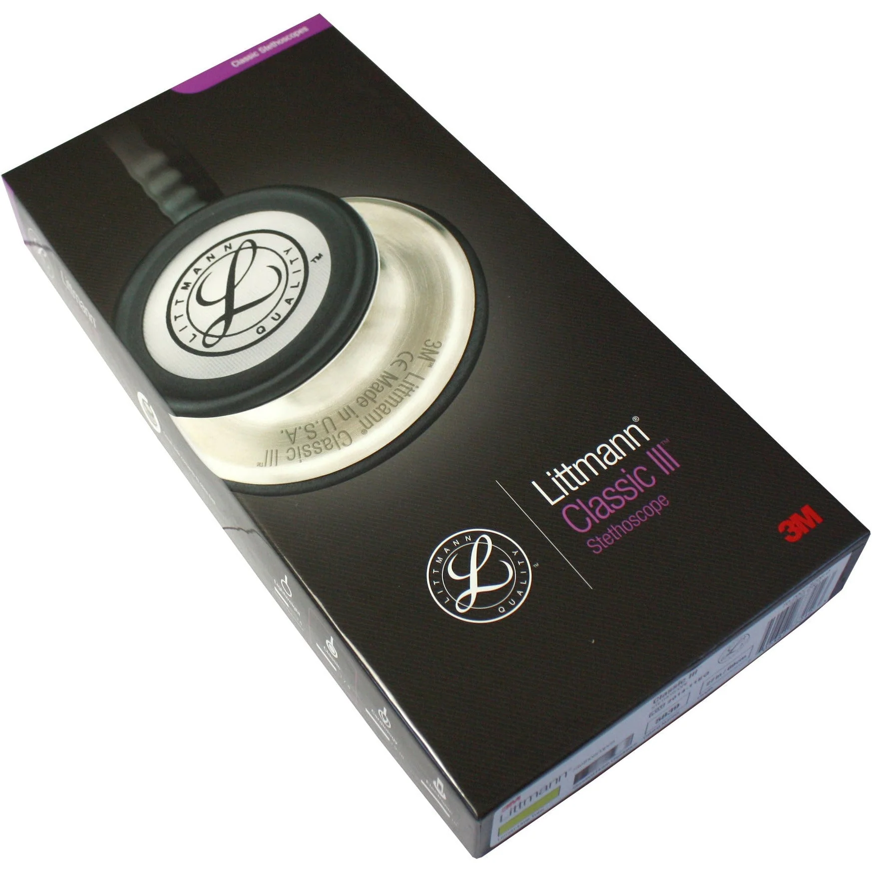 Littmann Classic III Monitoring Stethoscope: Lemon Lime 5839 - Over Engraved - Image 11