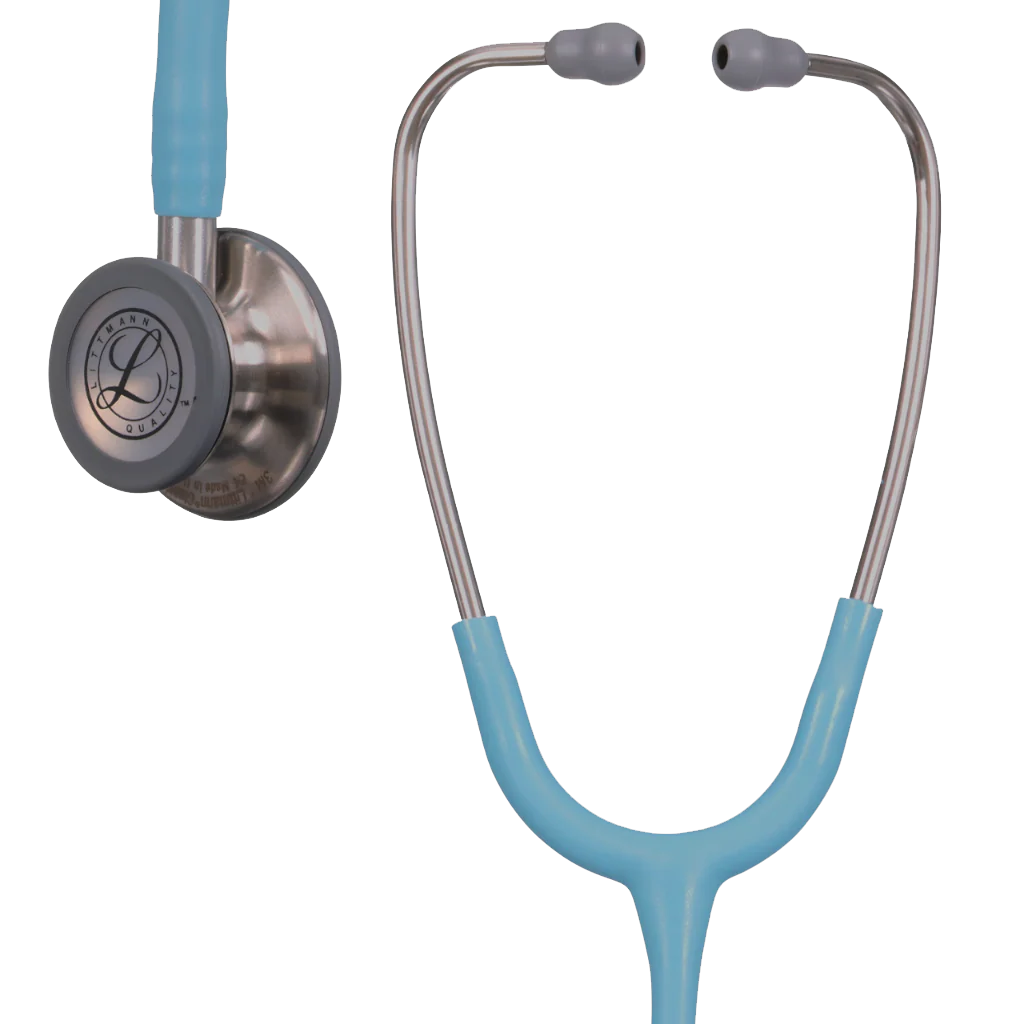 Littmann Classic III Monitoring Stethoscope: Satin Marine Blue Tube 5912C