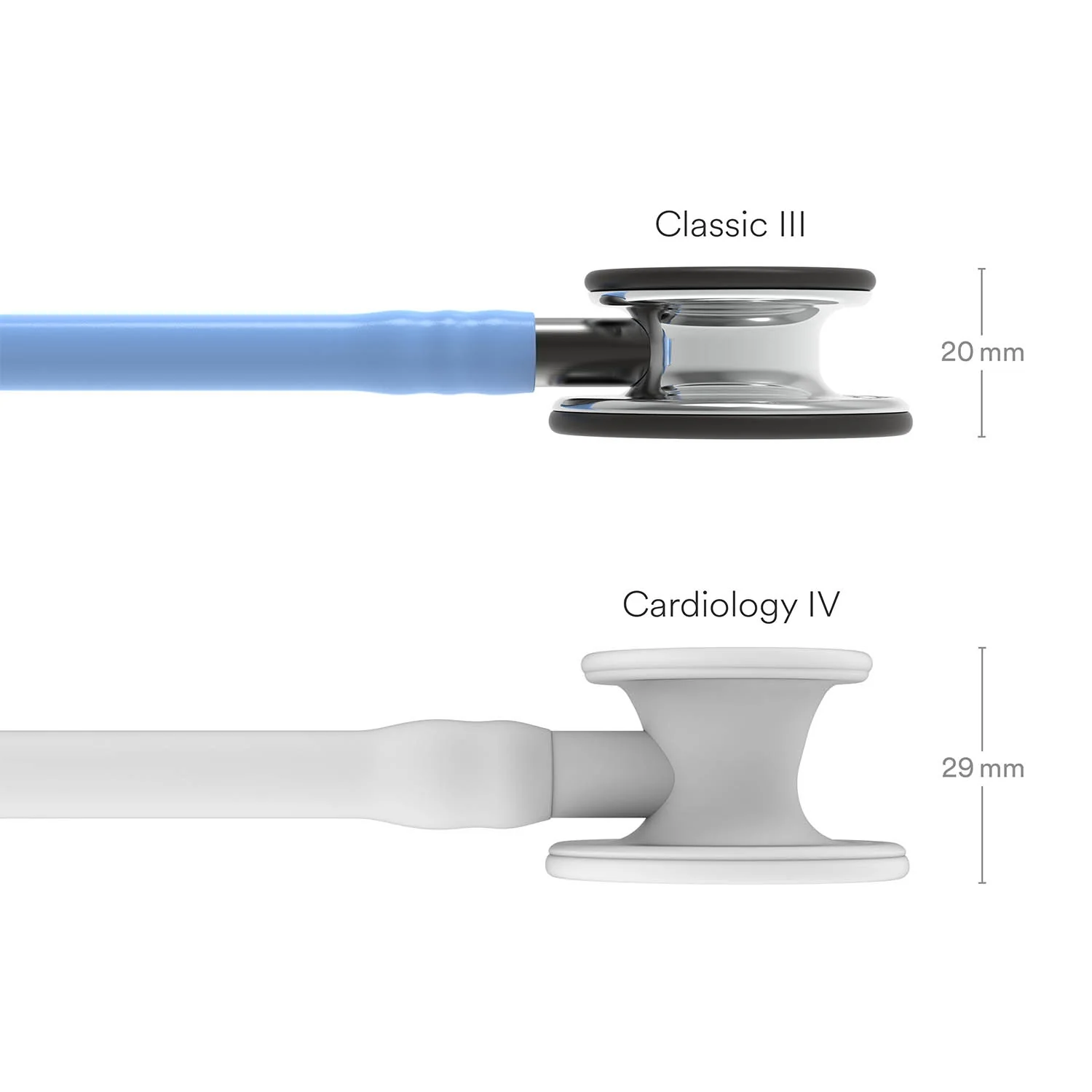 Littmann Classic III Monitoring Stethoscope: Mirror & Ceil Blue - Smoke Stem 5959 - Image 2