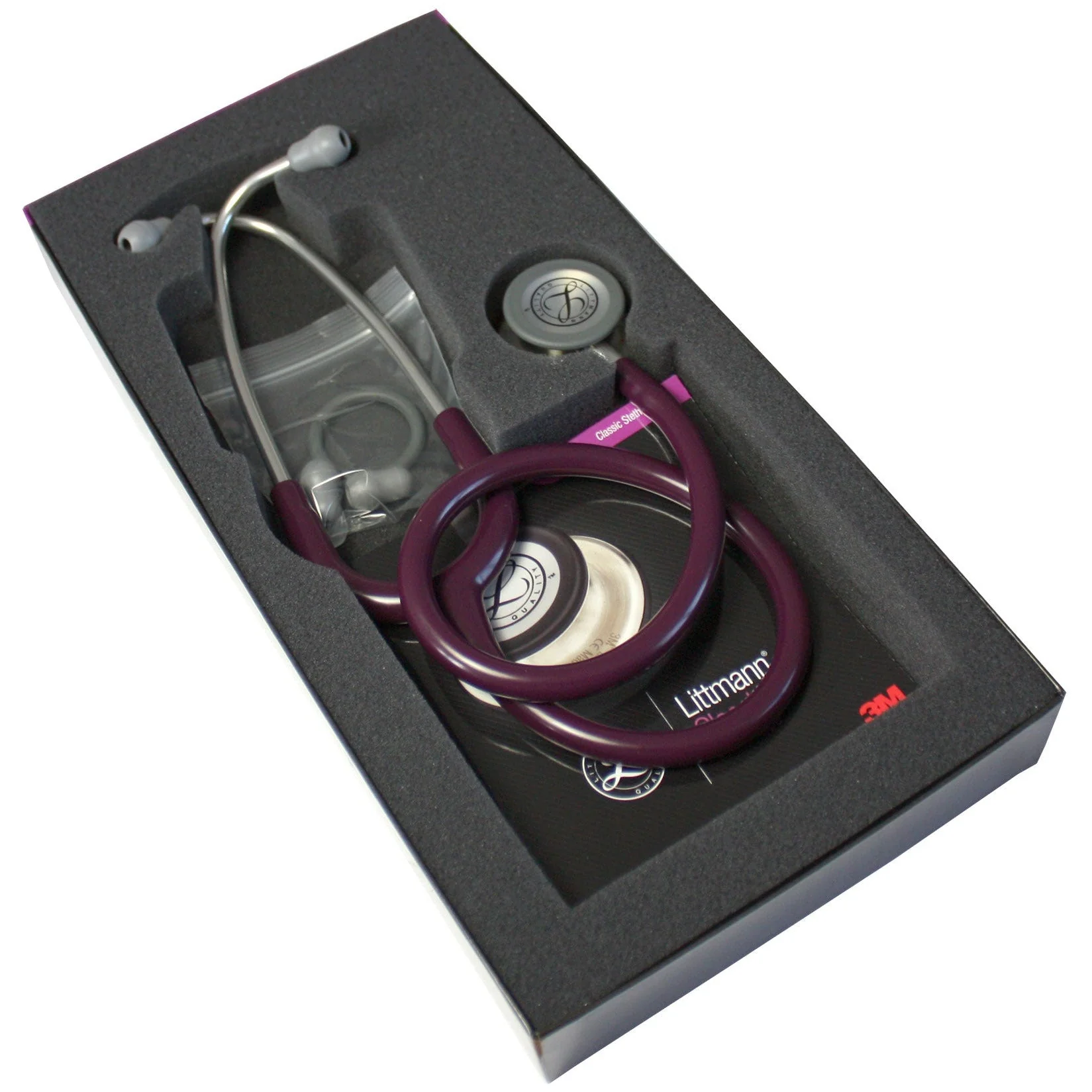 Littmann Classic III Monitoring Stethoscope: Plum 5831 - Over Engraved - Image 12