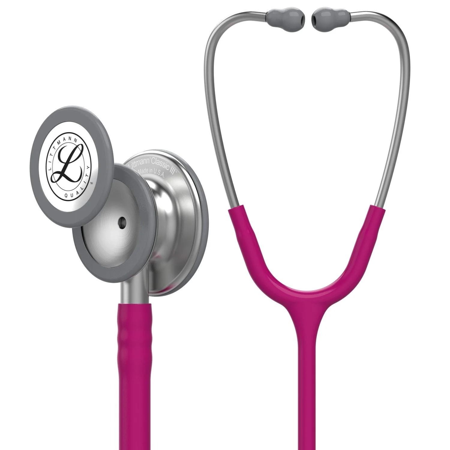 Littmann Classic III Monitoring Stethoscope: Raspberry 5648 - Over Engraved - Image 3
