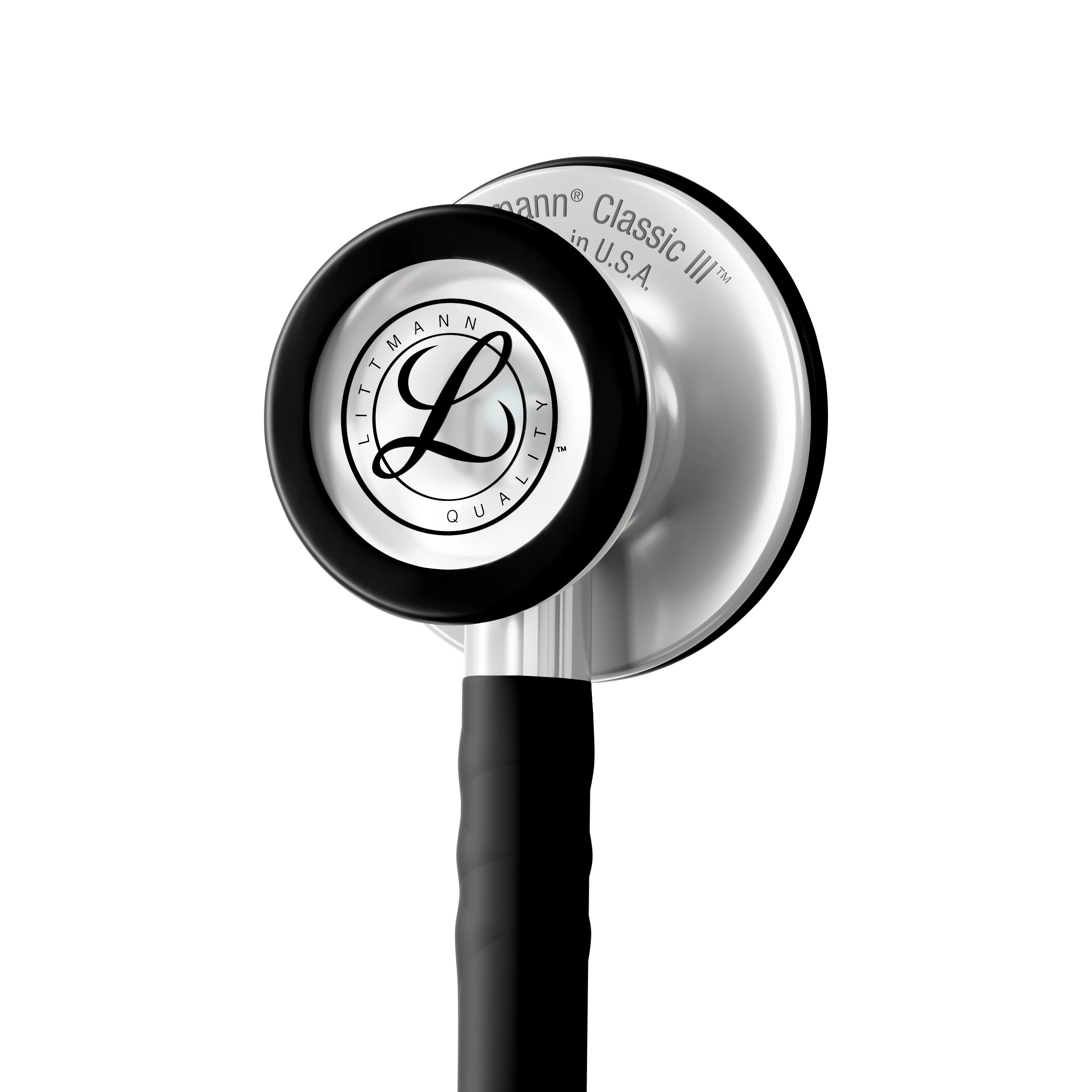 Littmann Classic III Monitoring Stethoscope: Satin Black Tube 5620C - Image 3