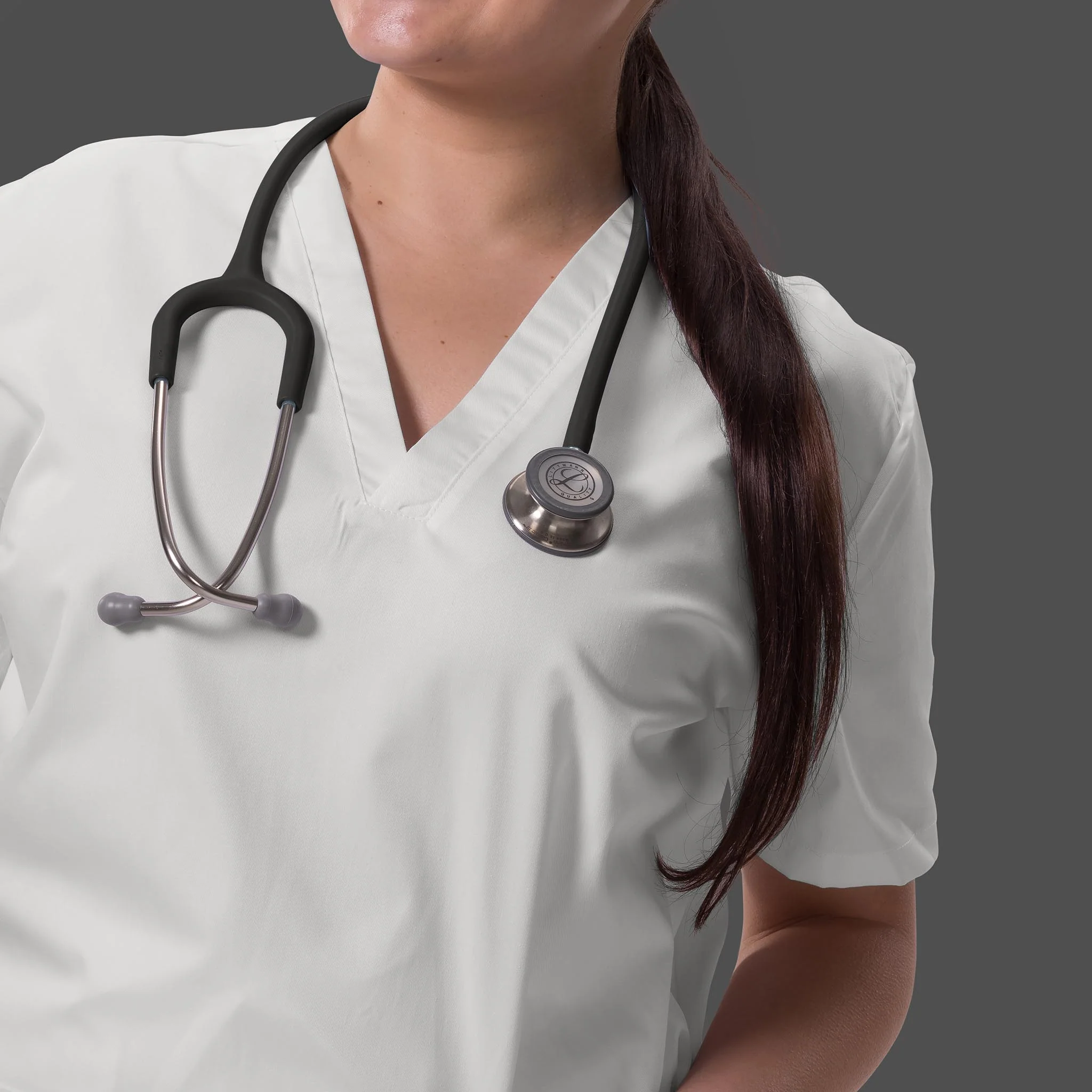 Littmann Classic III Monitoring Stethoscope: Satin Black Tube 5620C - Image 6