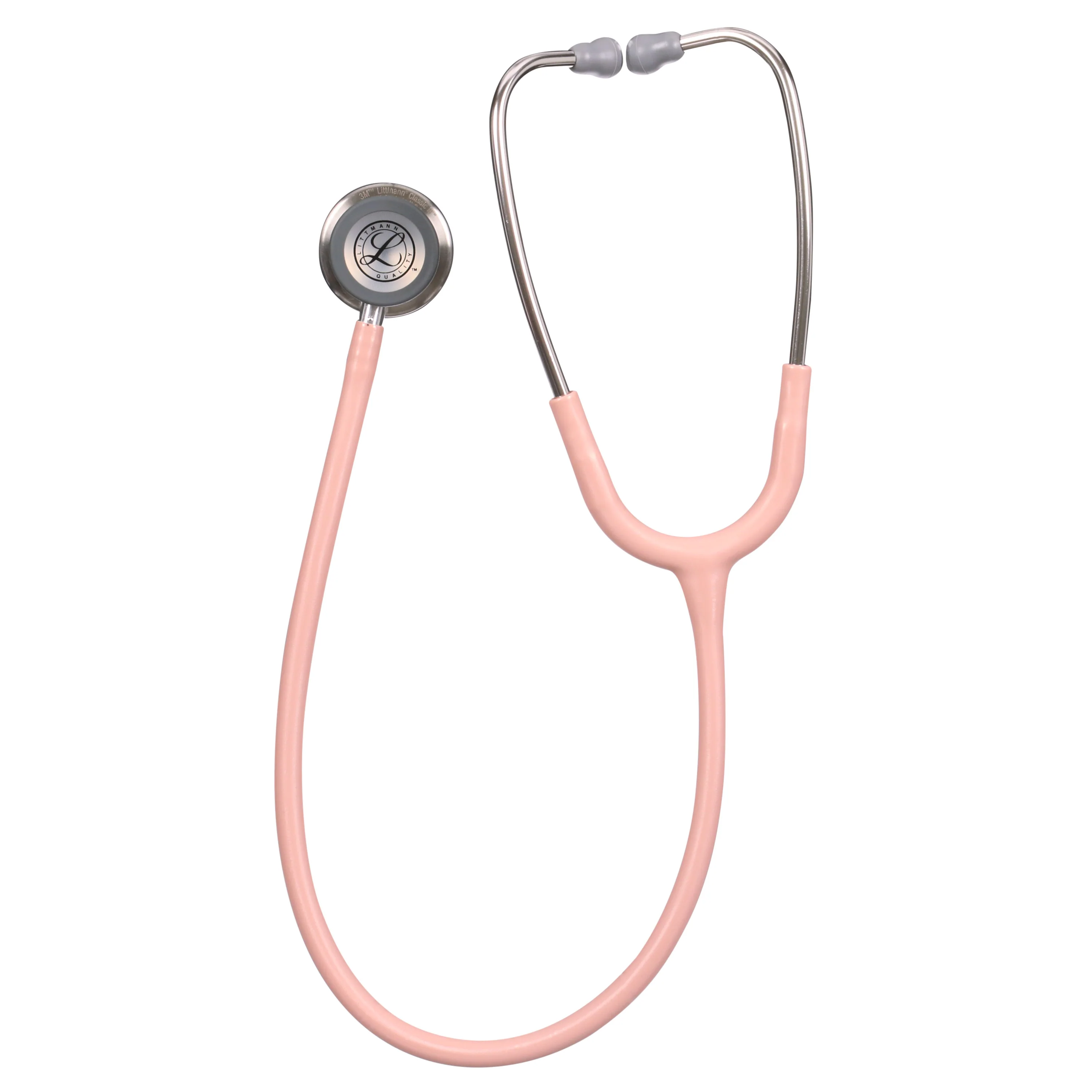 Littmann Classic III Monitoring Stethoscope: Satin Champagne Rose Tube 5910C - Over Engraved - Image 5