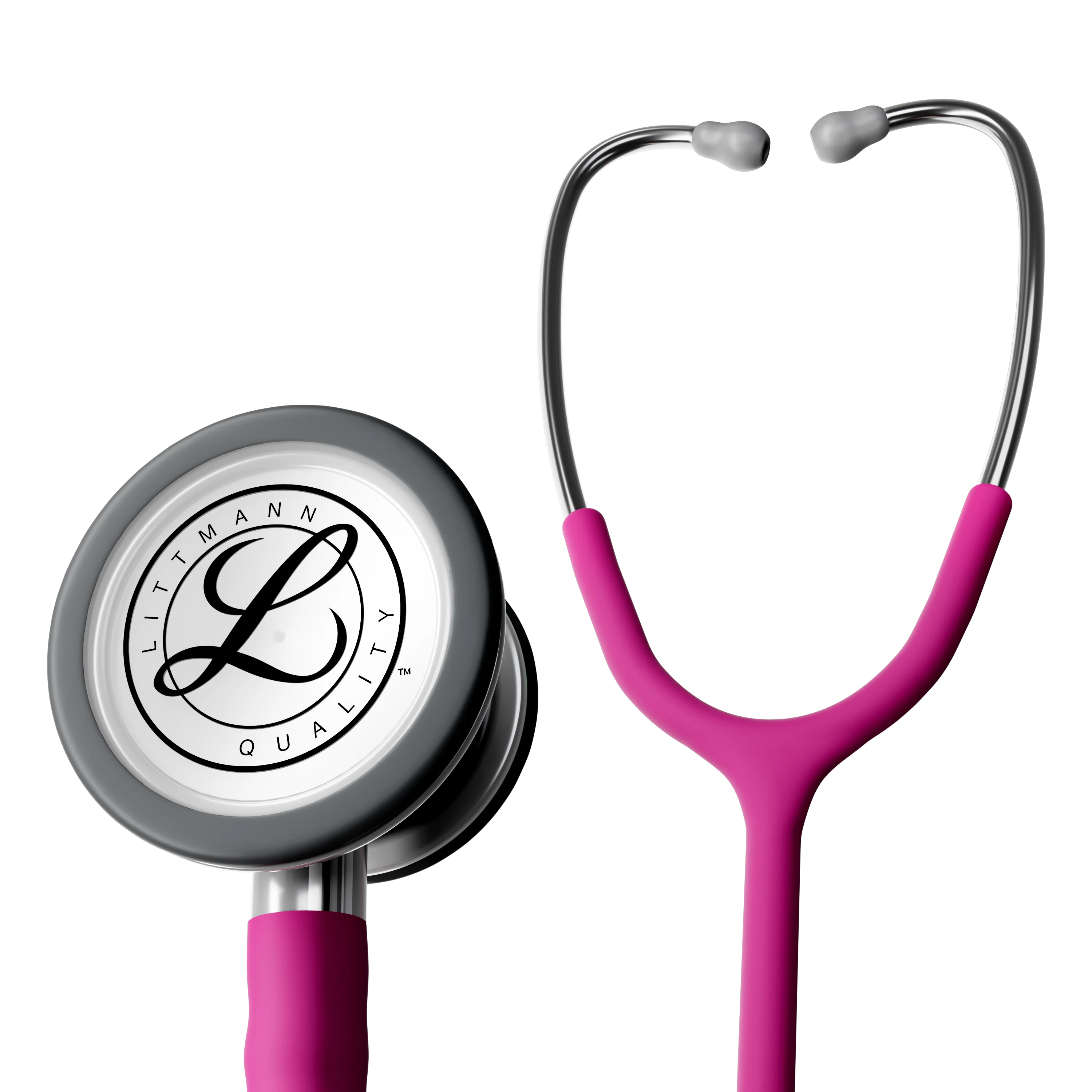 Littmann Classic III Monitoring Stethoscope: Satin Raspberry Tube 5648C