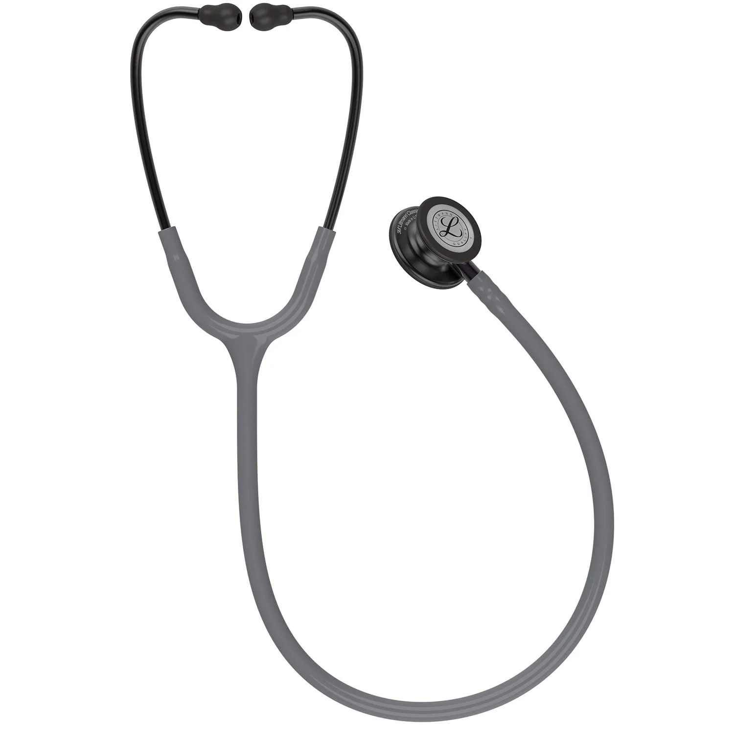 Littmann Classic III Monitoring Stethoscope: Smoke & Gray - Violet Stem 5873 - Image 5