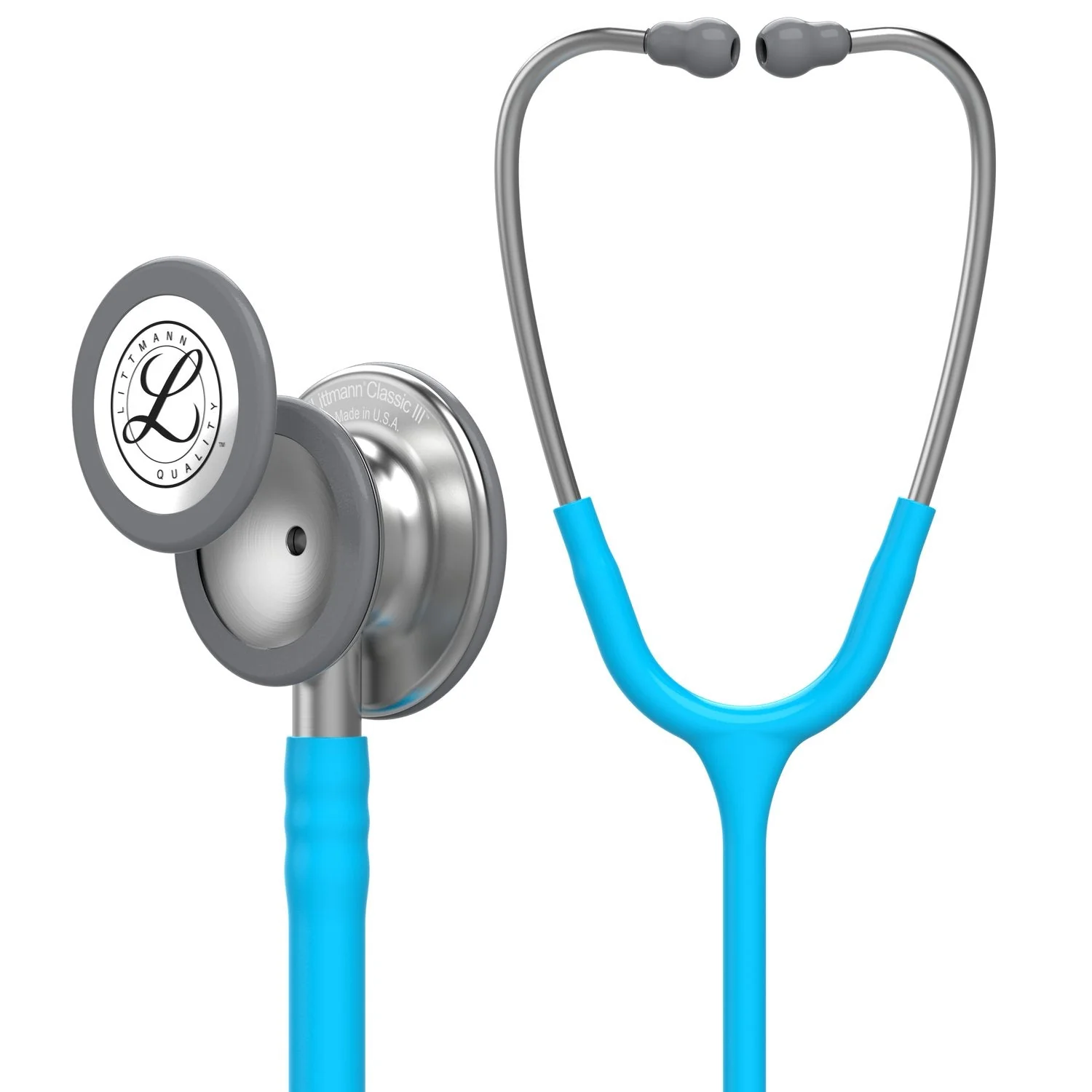 Littmann Classic III Monitoring Stethoscope: Turquoise 5835 - CLEARANCE - Image 3