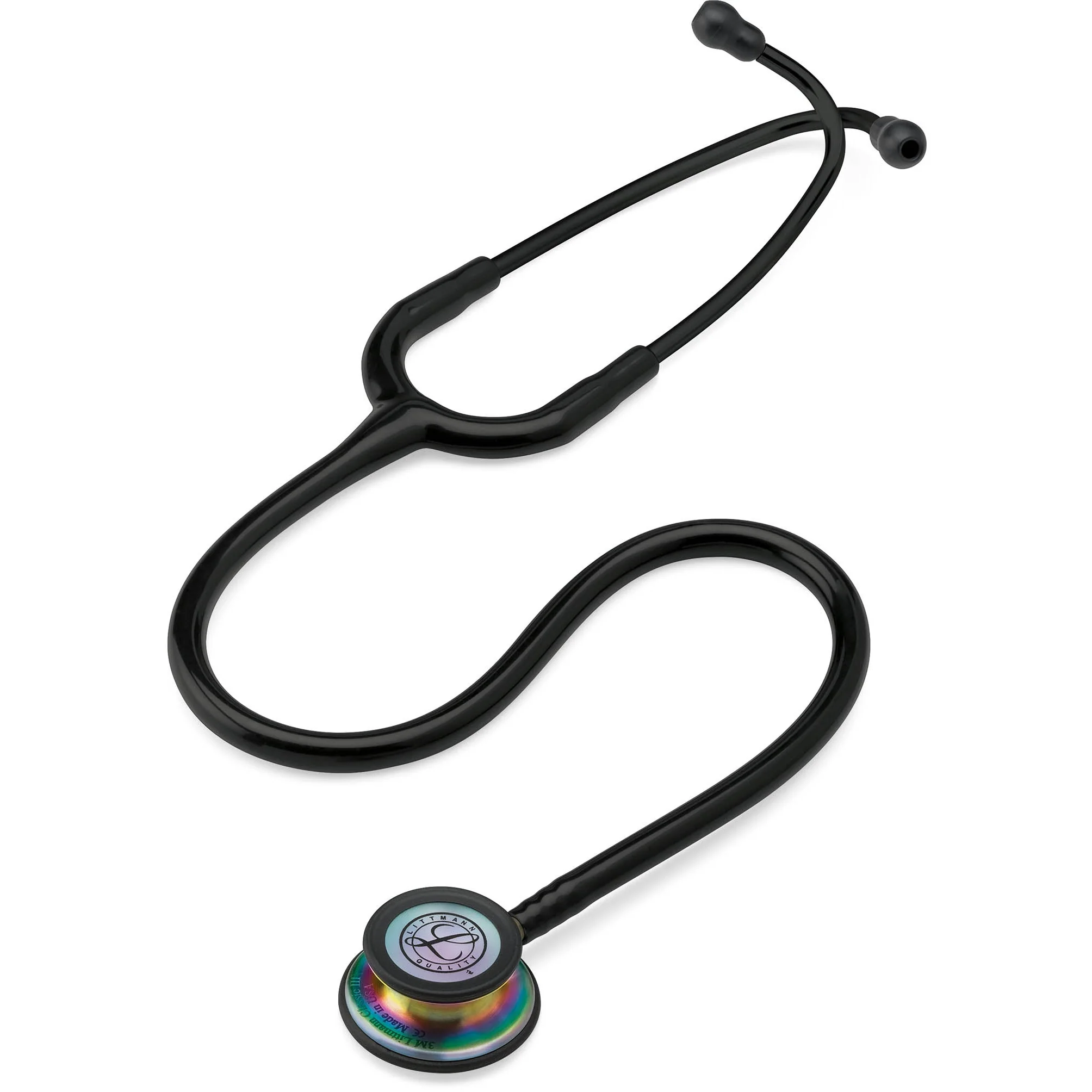 Littmann Classic III Monitoring Stethoscope: Black - Rainbow Finish 5870 - Image 5