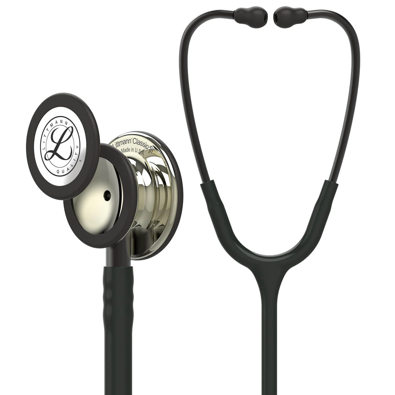 Littmann Classic III Monitoring Stethoscope: Champagne & Black 5861 - Image 6
