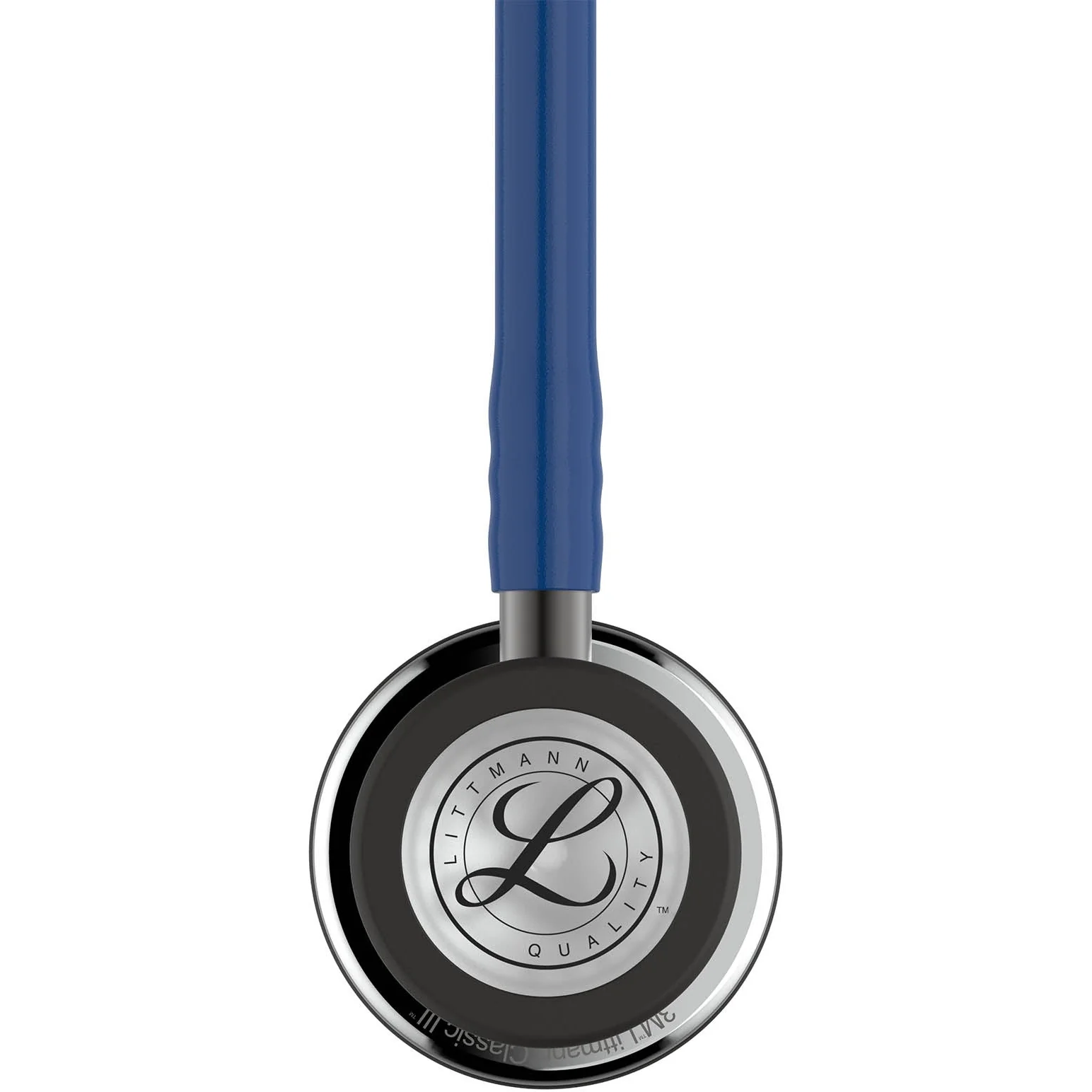 Littmann Classic III Monitoring Stethoscope: Mirror & Navy Blue 5863 - Image 3