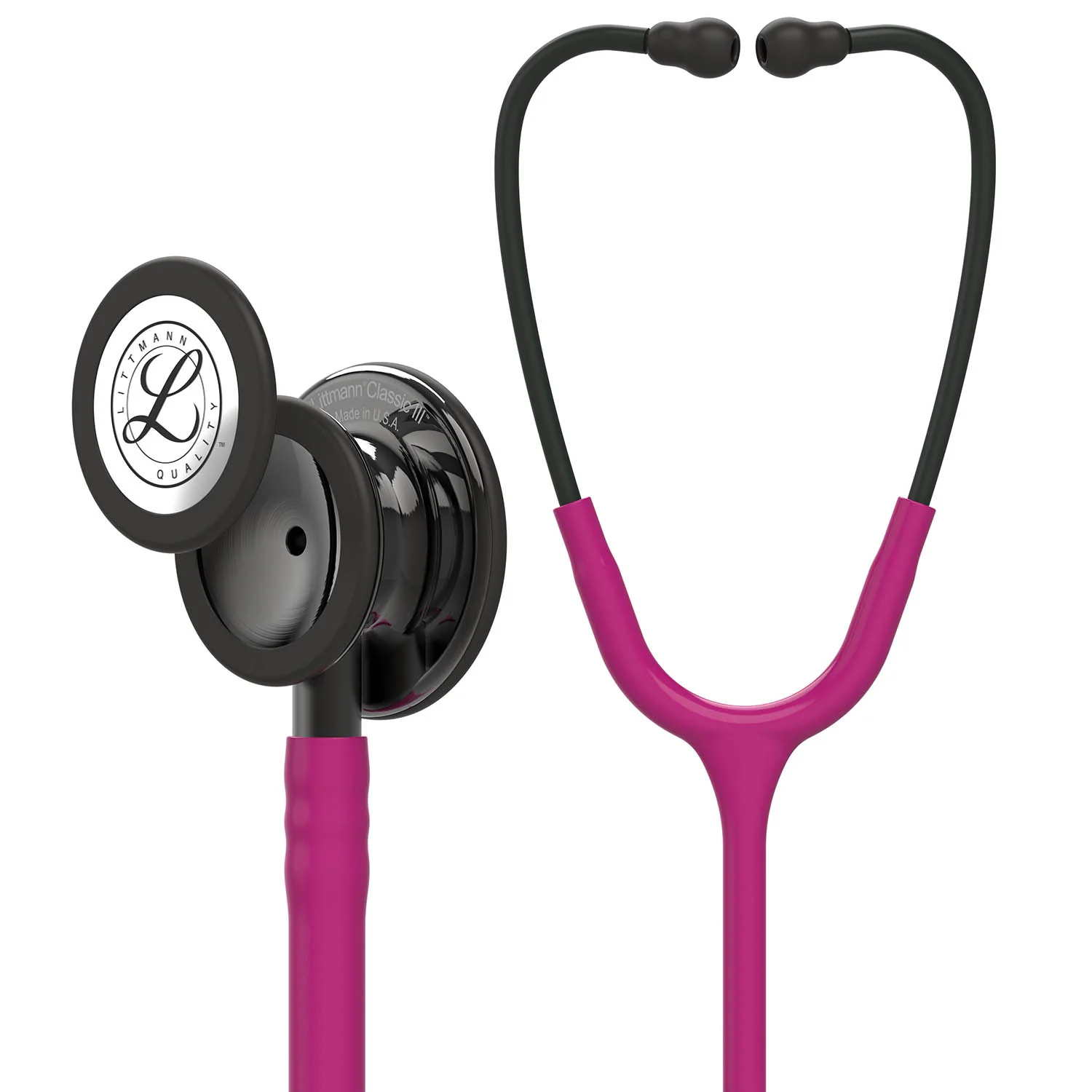 Littmann Classic III Monitoring Stethoscope: Raspberry - Smoke Finish 5871