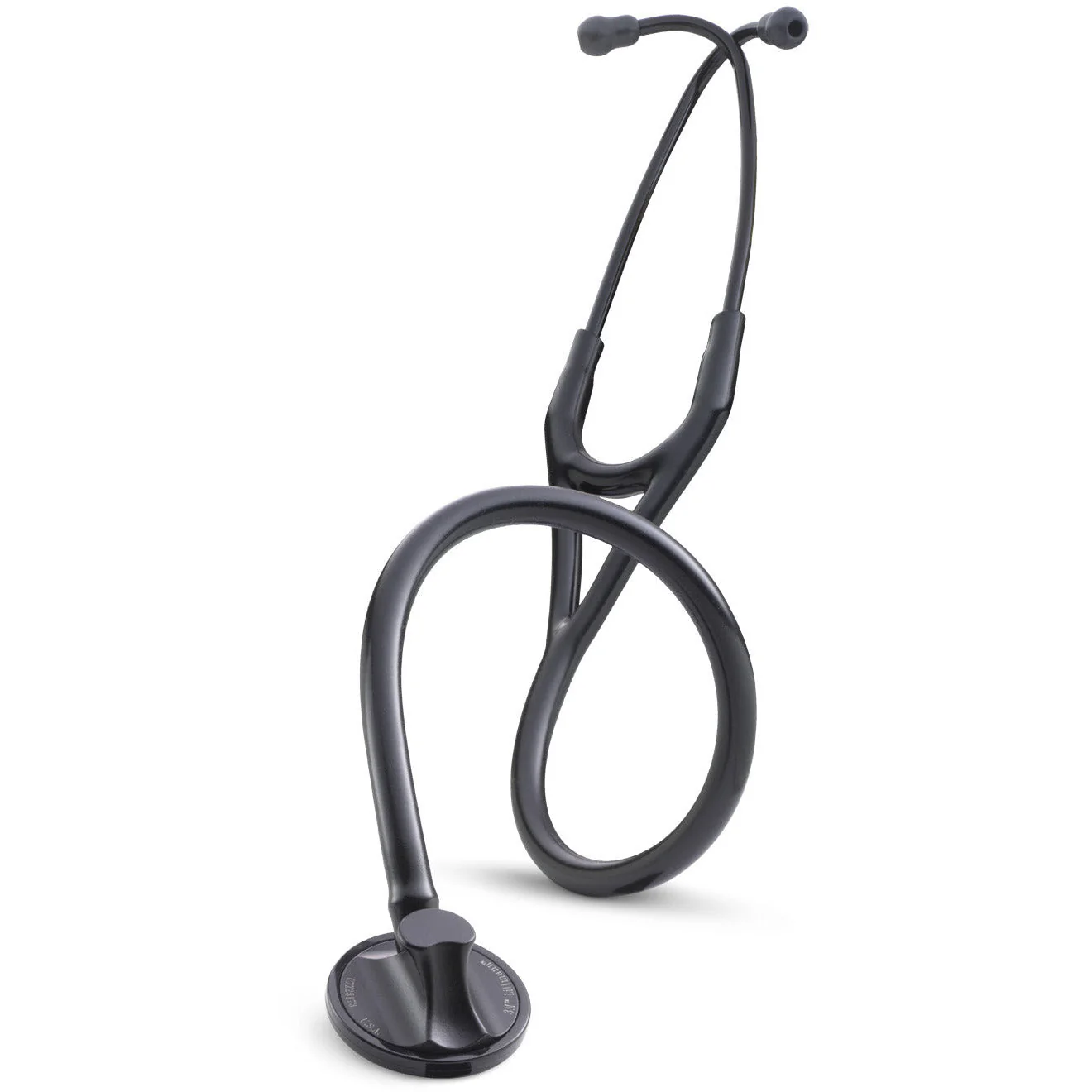 Littmann Master Cardiology Stethoscope: All Black 2161 - Over Engraved - Image 2