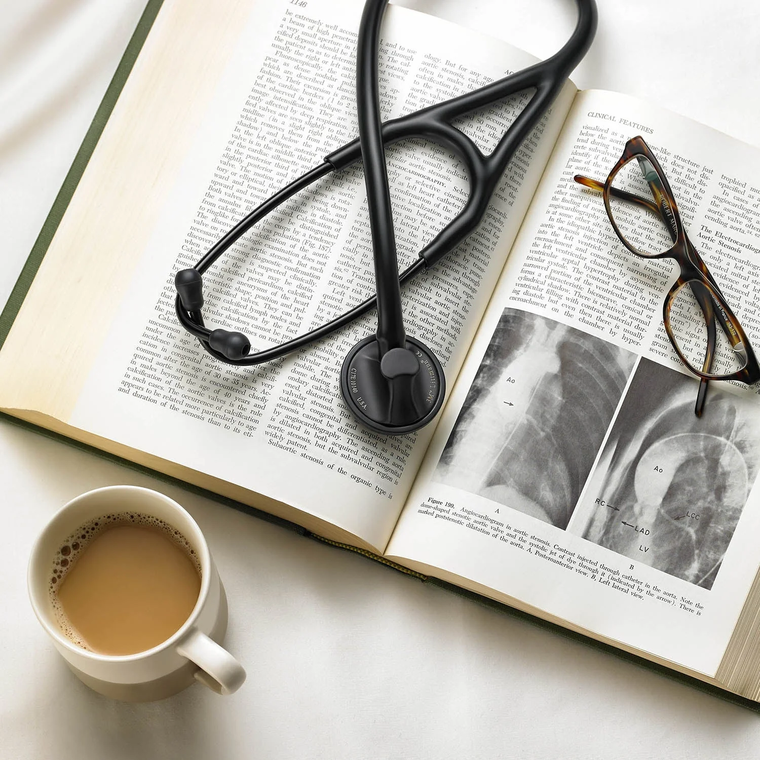 Littmann Master Cardiology Stethoscope: All Black 2161 - Over Engraved - Image 3