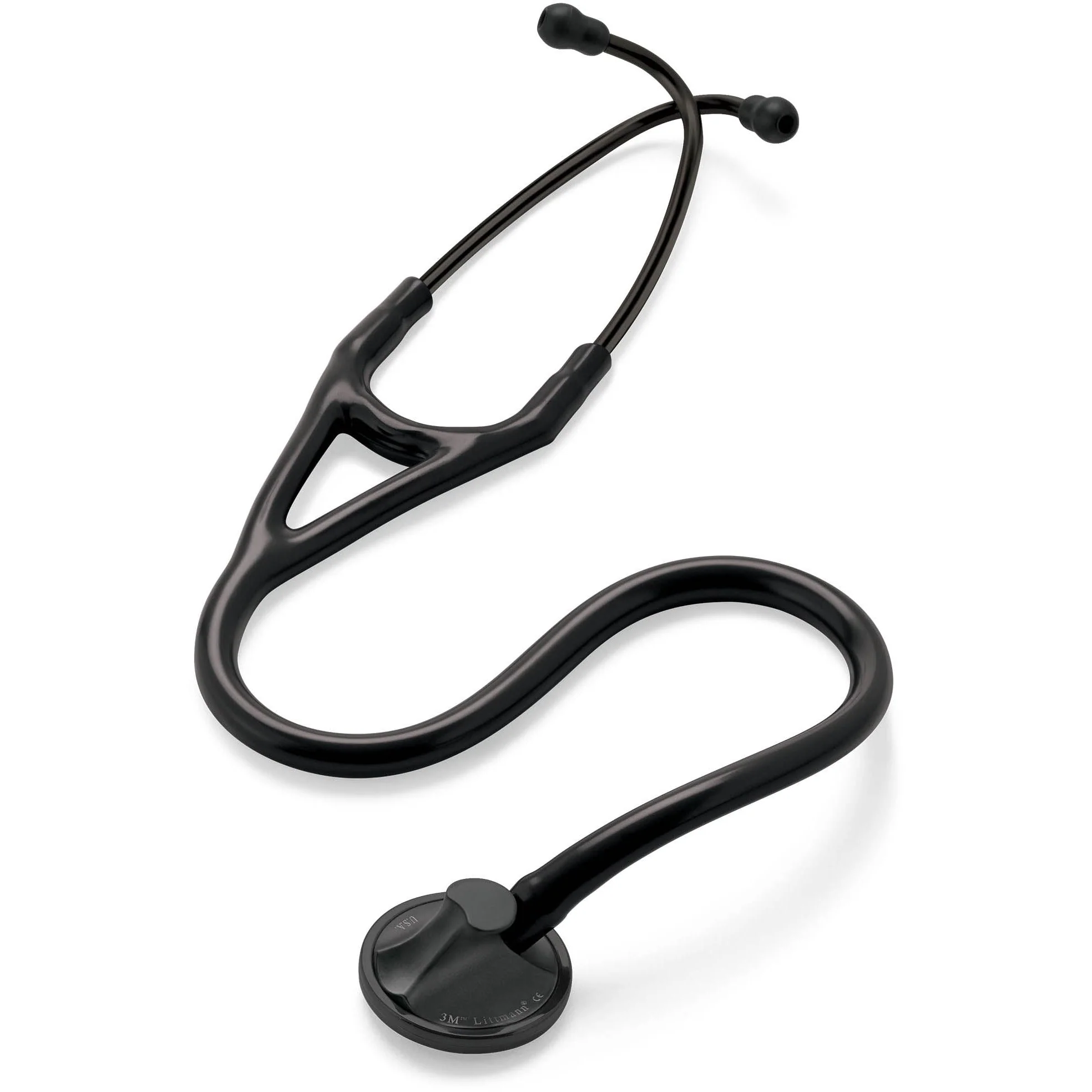 Littmann Master Cardiology Stethoscope: All Black 2161 - Over Engraved - Image 8