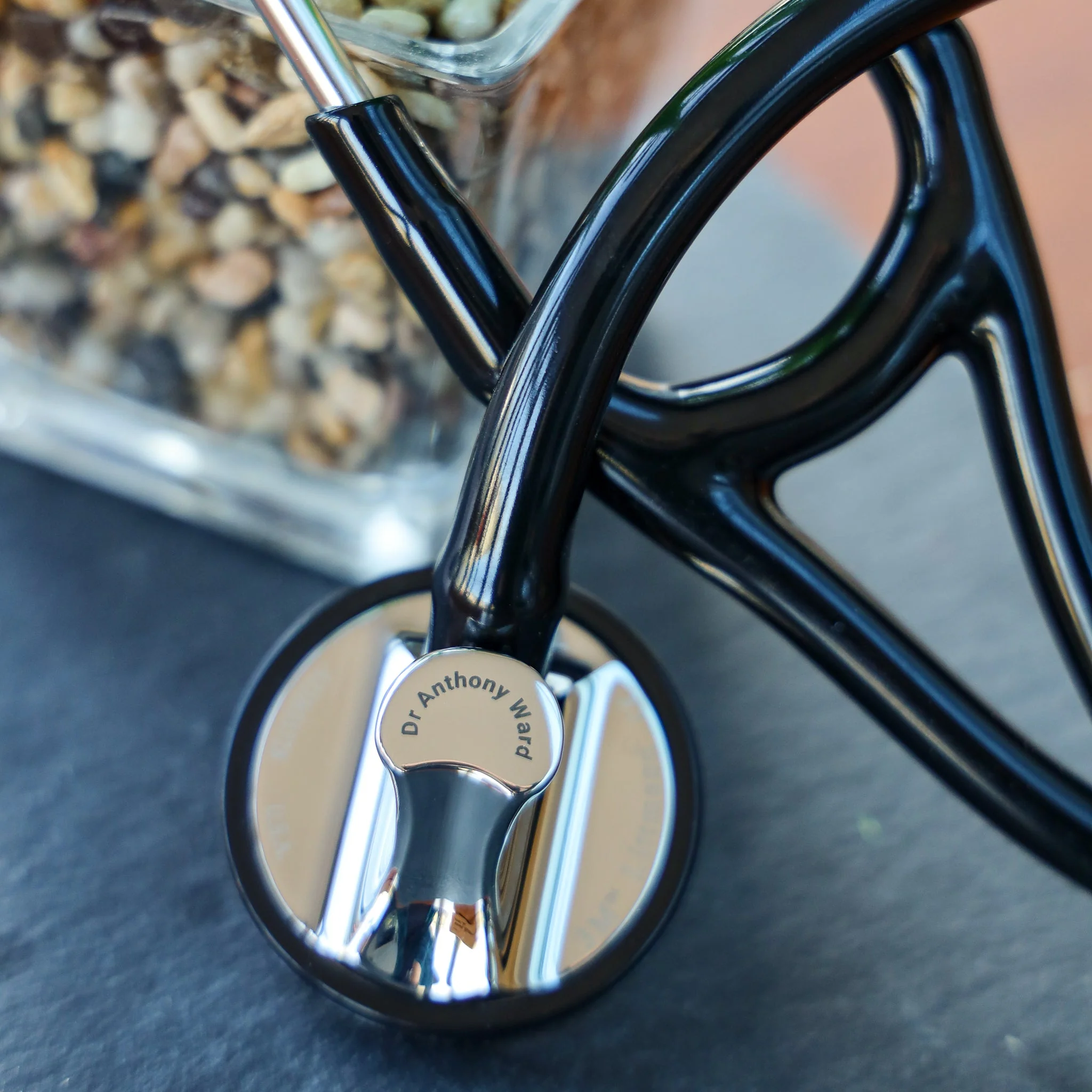 Littmann Master Cardiology Stethoscope: Black 2160 - Over Engraved - Image 3