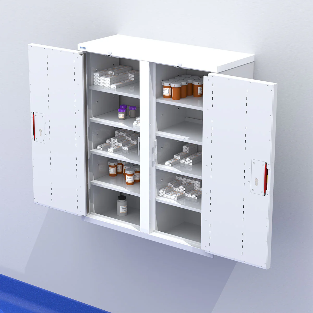 Locking Controlled Drug Cabinet - Wall Mountable - Image 3