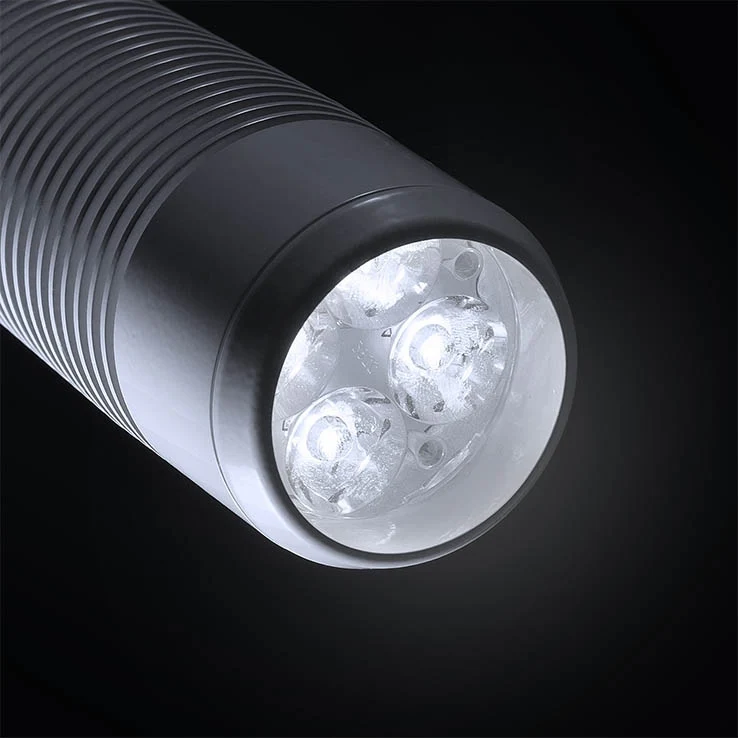 Luxamed LED Examination Lamp on 5-feet-stand, Powder Coated-White - Damaged outer casing - Image 3