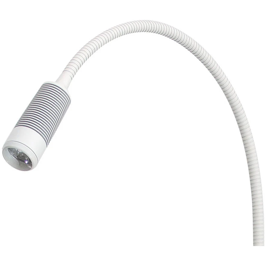 Luxamed LED Examination Lamp on 5-feet-stand, Powder Coated-White - Damaged outer casing - Image 4