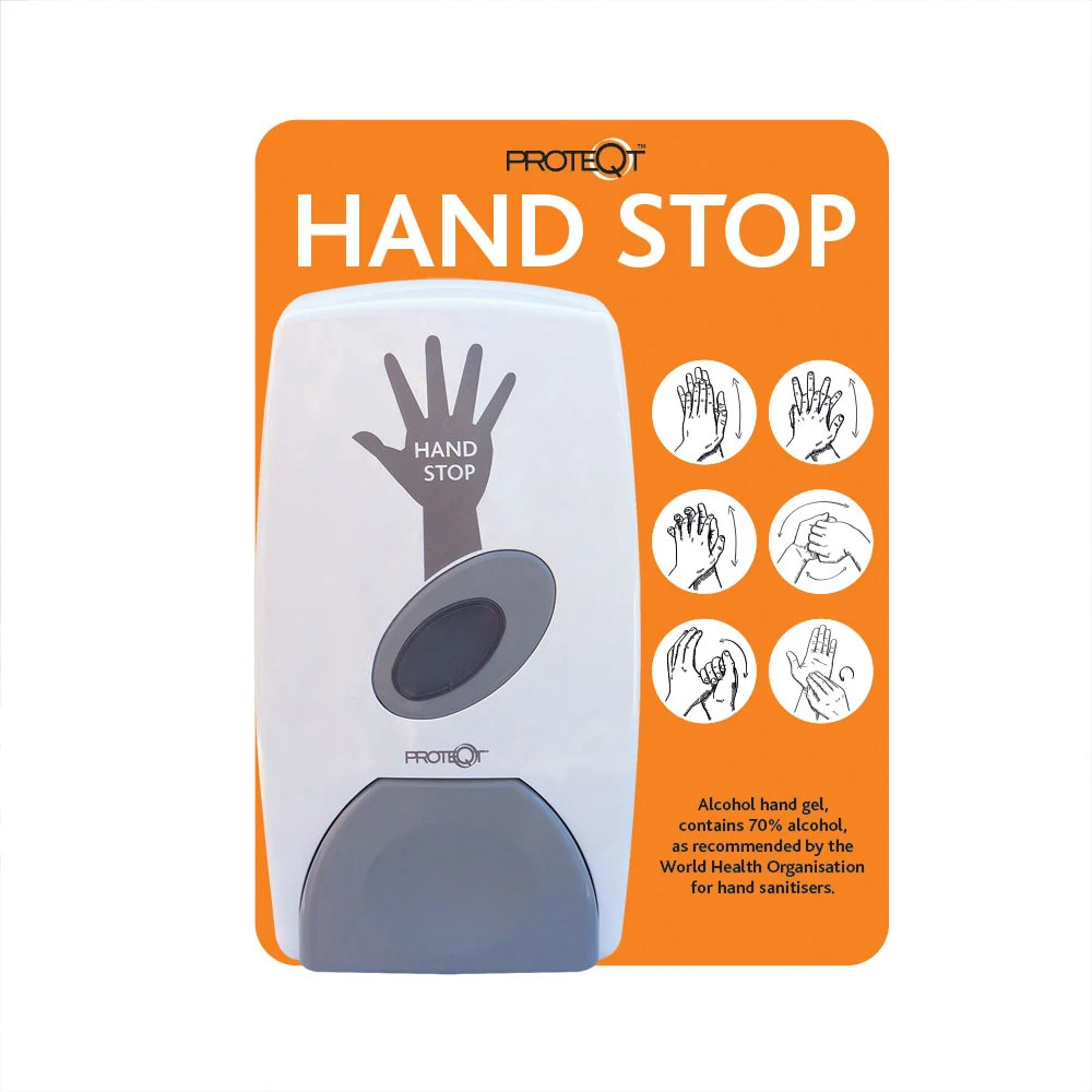 Manual Hand Gel Dispenser with Backplate - Clearance - Image 2