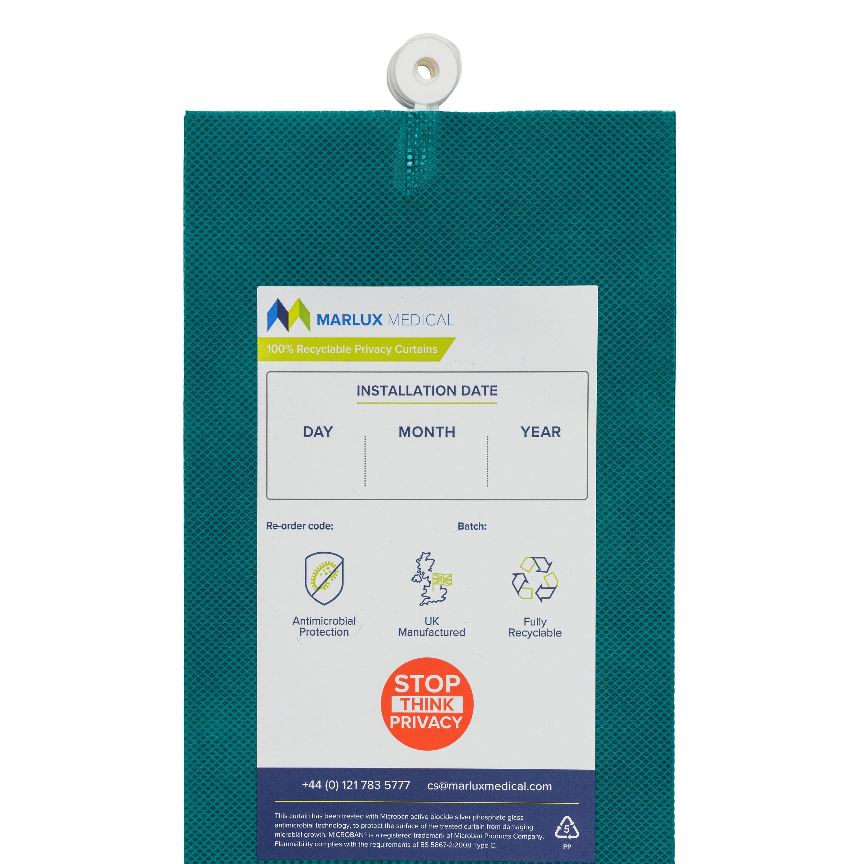 Marlux 4.2M x 1.95M Universal Anti-Bac Curtains - Single - Image 6
