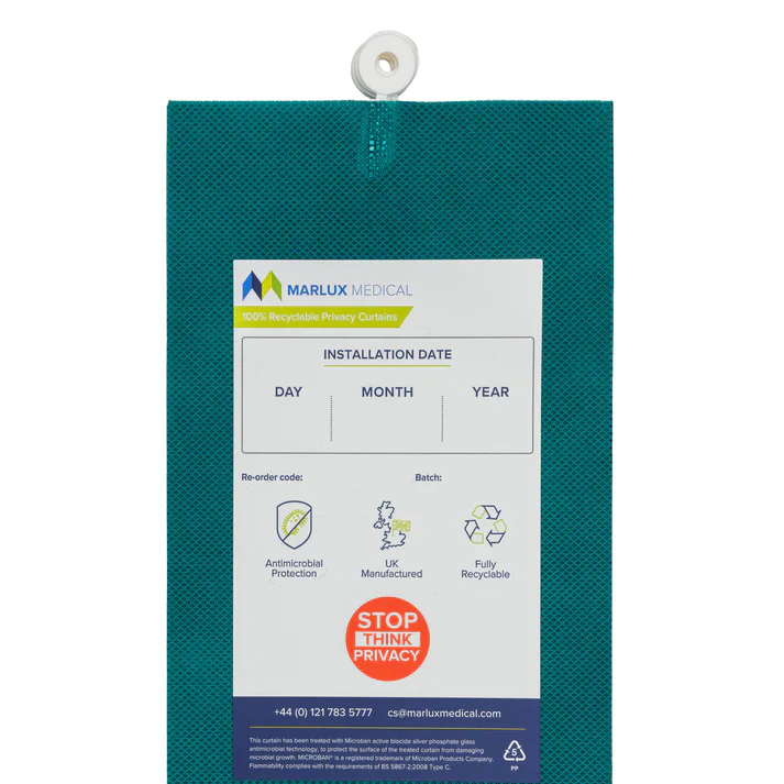 Marlux 4.2m Universal Anit-Bac Curtains 1950 - Forest Green - Case of 12