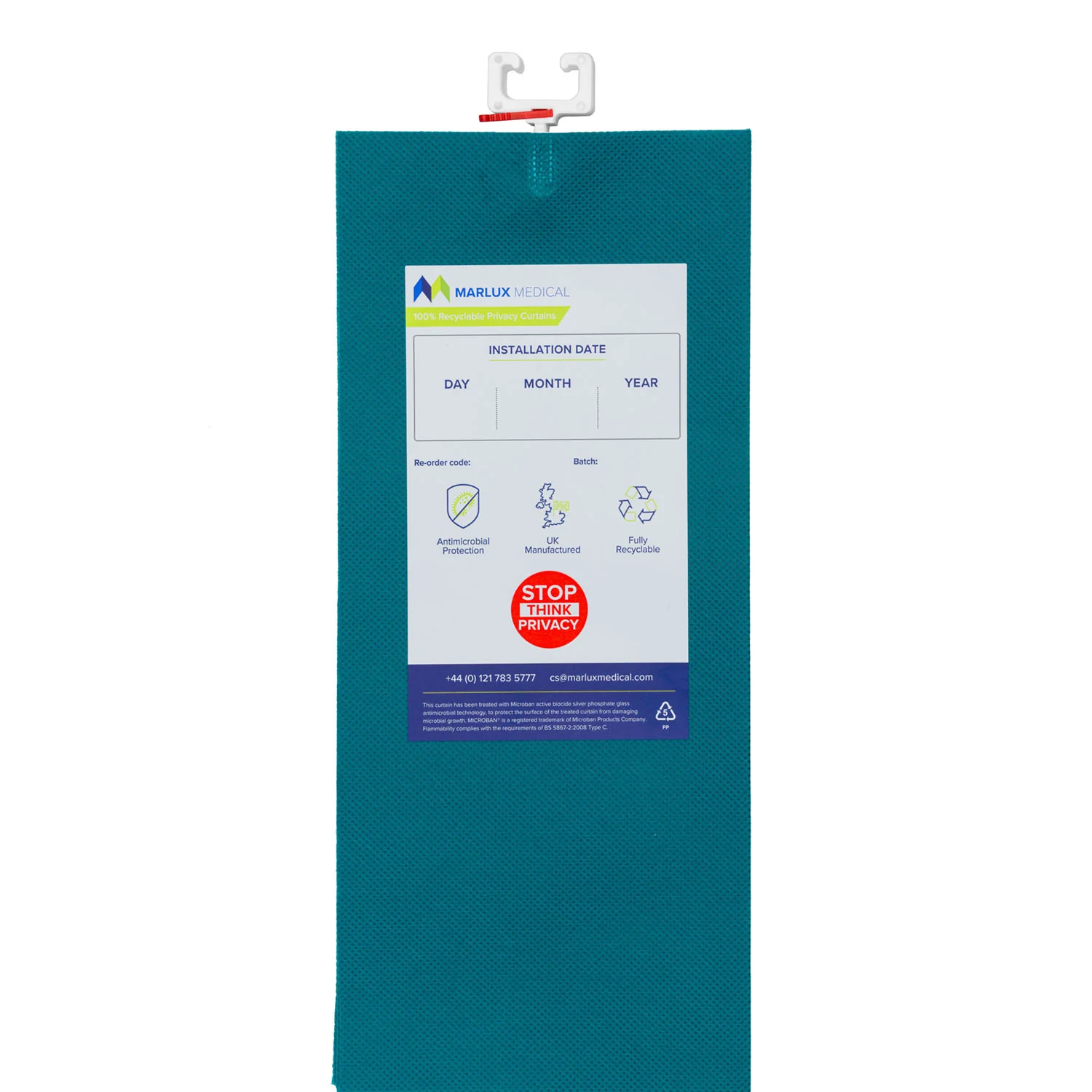 Marlux 7.2M x 1.95M Fast-Fit Anti-Bac Curtains - Single - Image 2