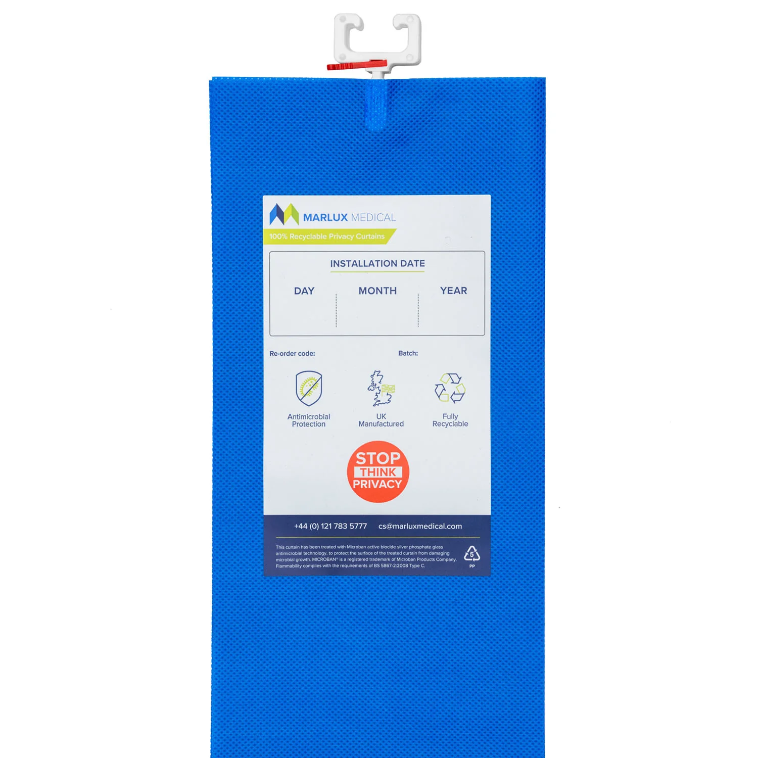 Marlux 7.2M x 1.95M Fast-Fit Anti-Bac Curtains - Single - Image 3