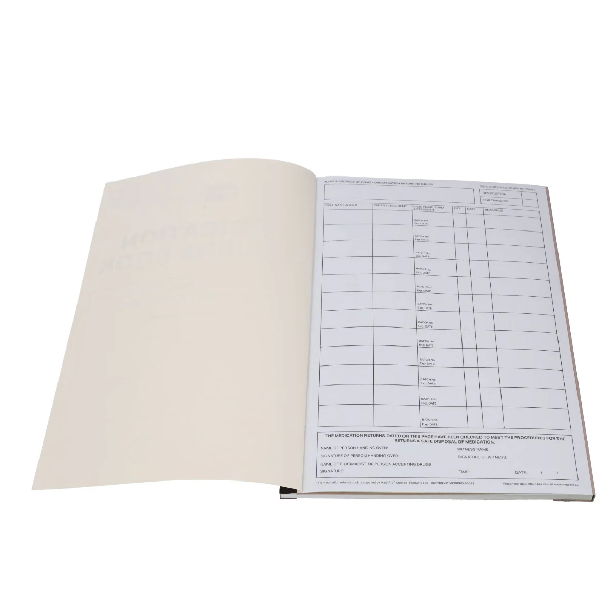 Medication Returns Book - Medipro - Image 4