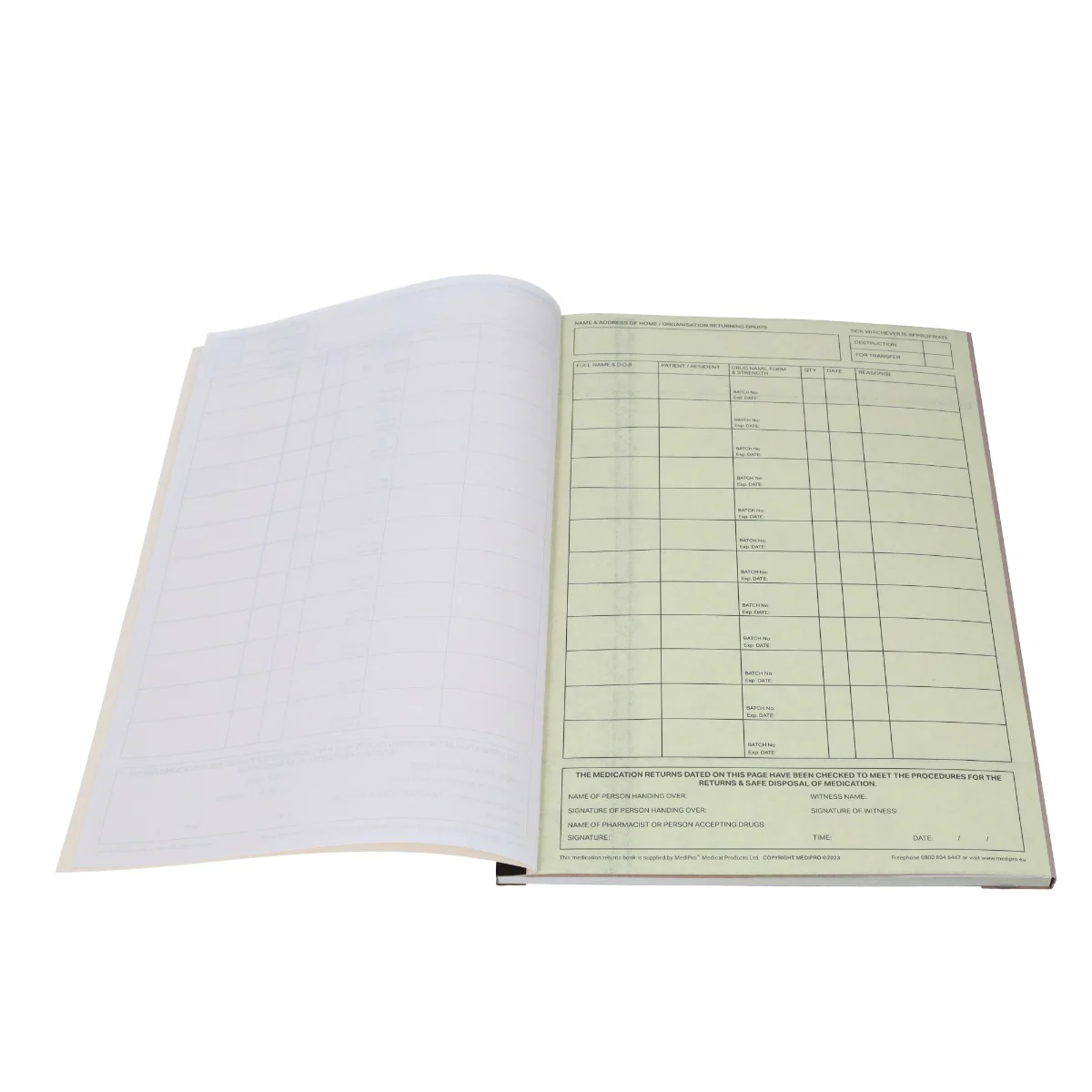 Medication Returns Book - Medipro - Image 5
