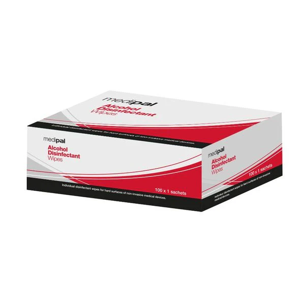 MediPal 70% Alcohol Sachets x 100 - Image 2