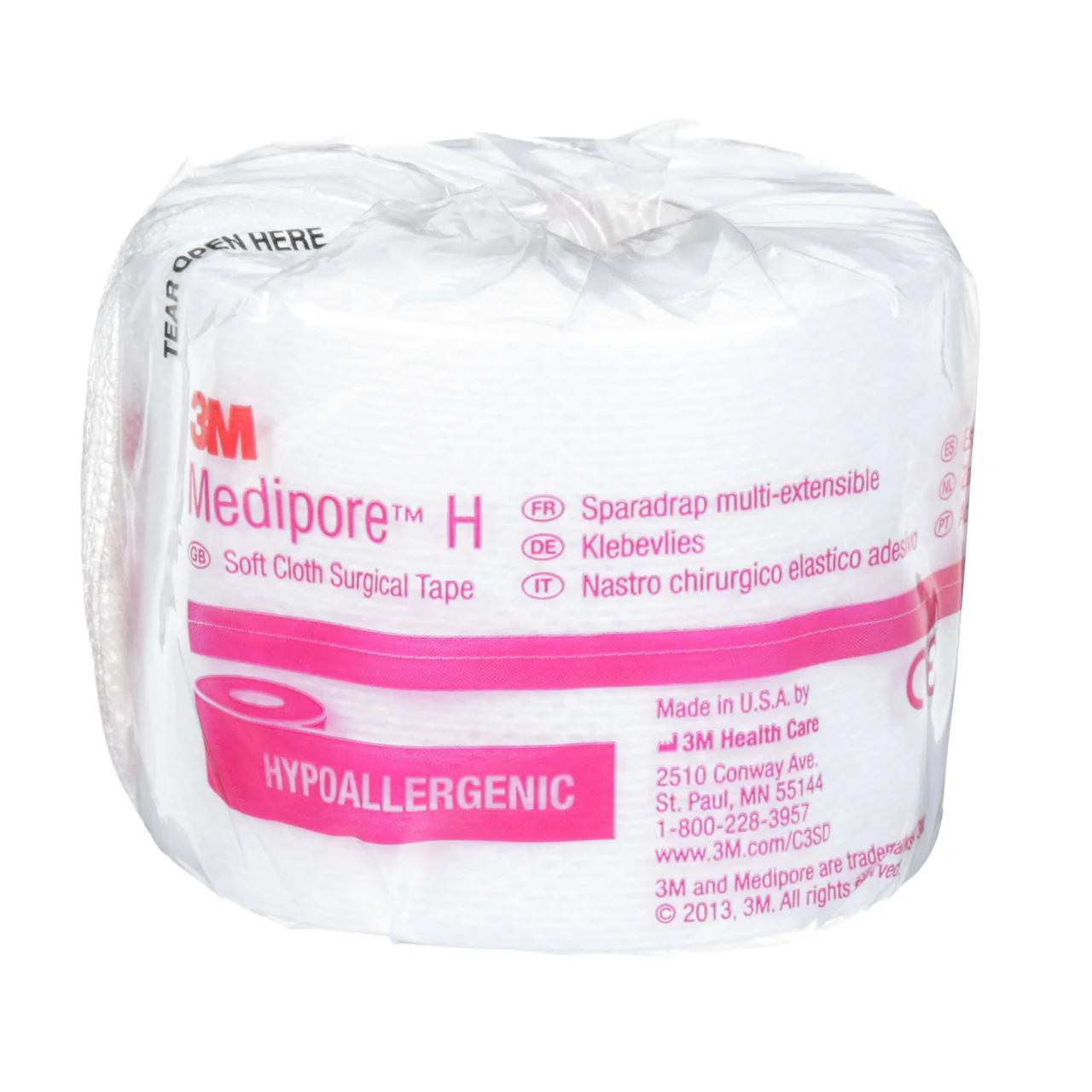 Medipore™ H Soft Cloth Medical Tape, 50mm x 9.1m - Box of 12 - Image 2