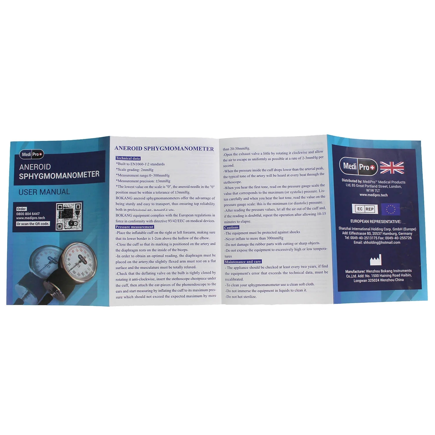 MediPro Aneroid 2 Tubes Sphygmomanometer - Image 9