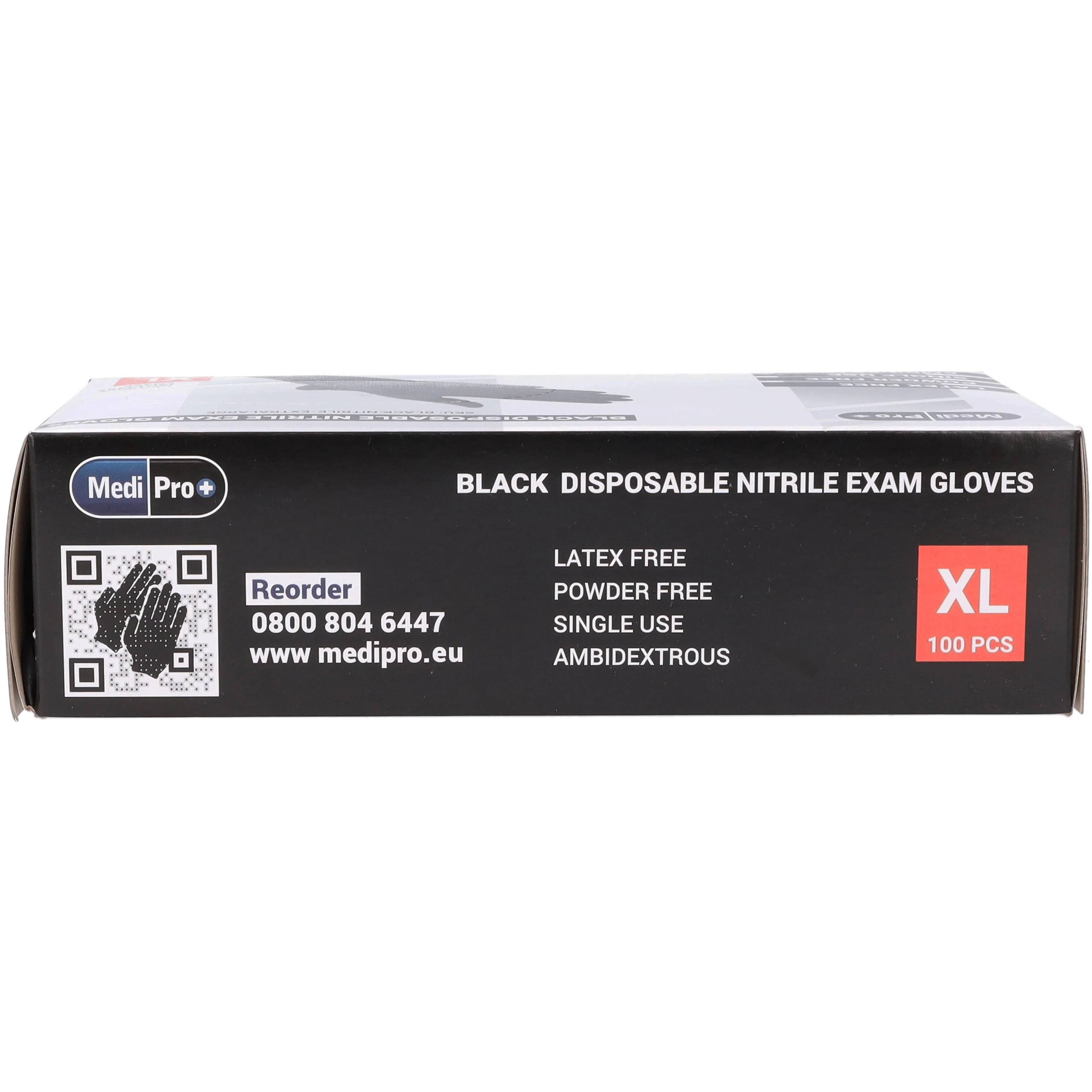 Black Nitrile Gloves - Box of 100 - Extra Large - Image 5