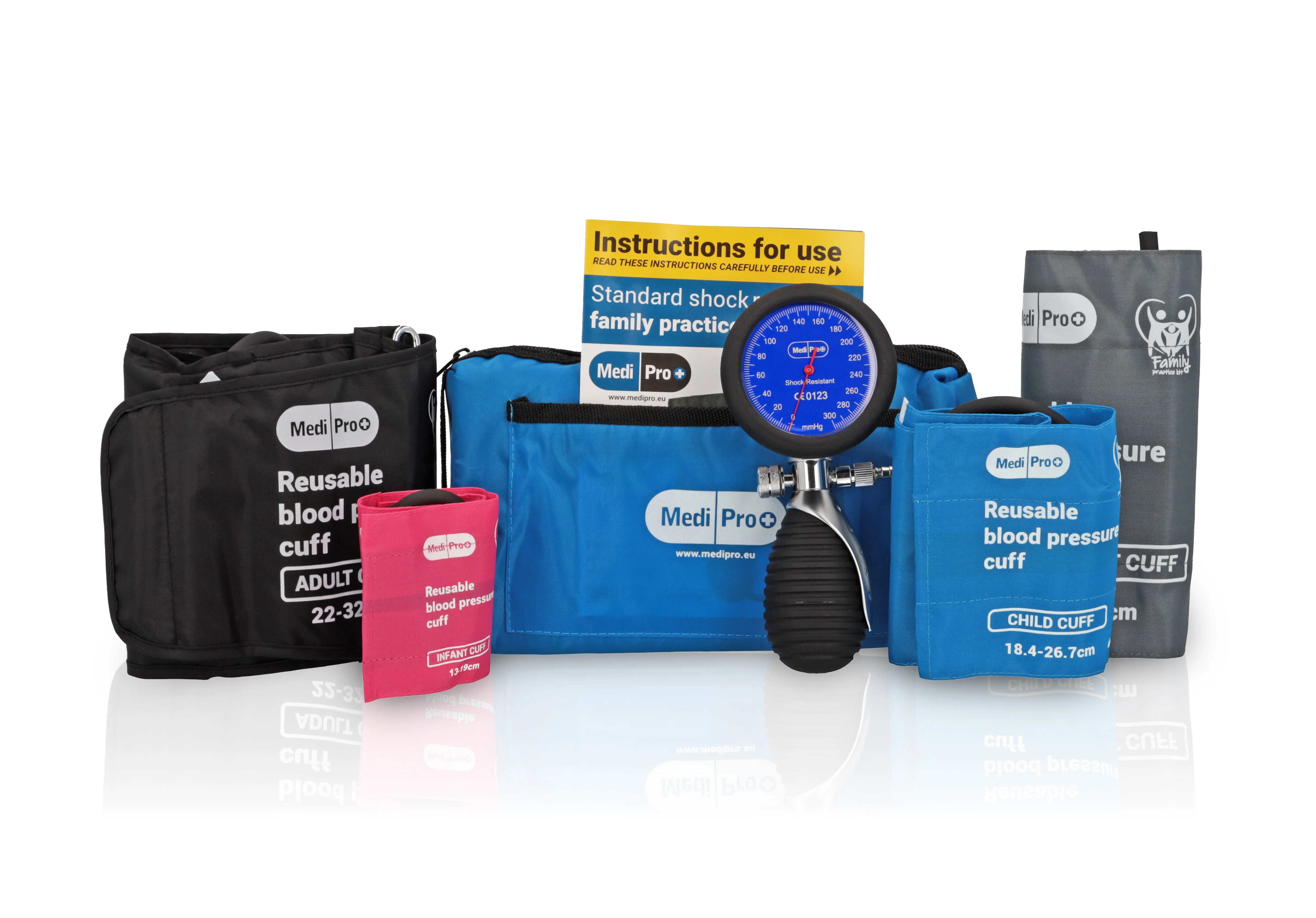 MediPro Sphygmomanometer With Adult & Child Cuffs - Over Engraved - Image 2