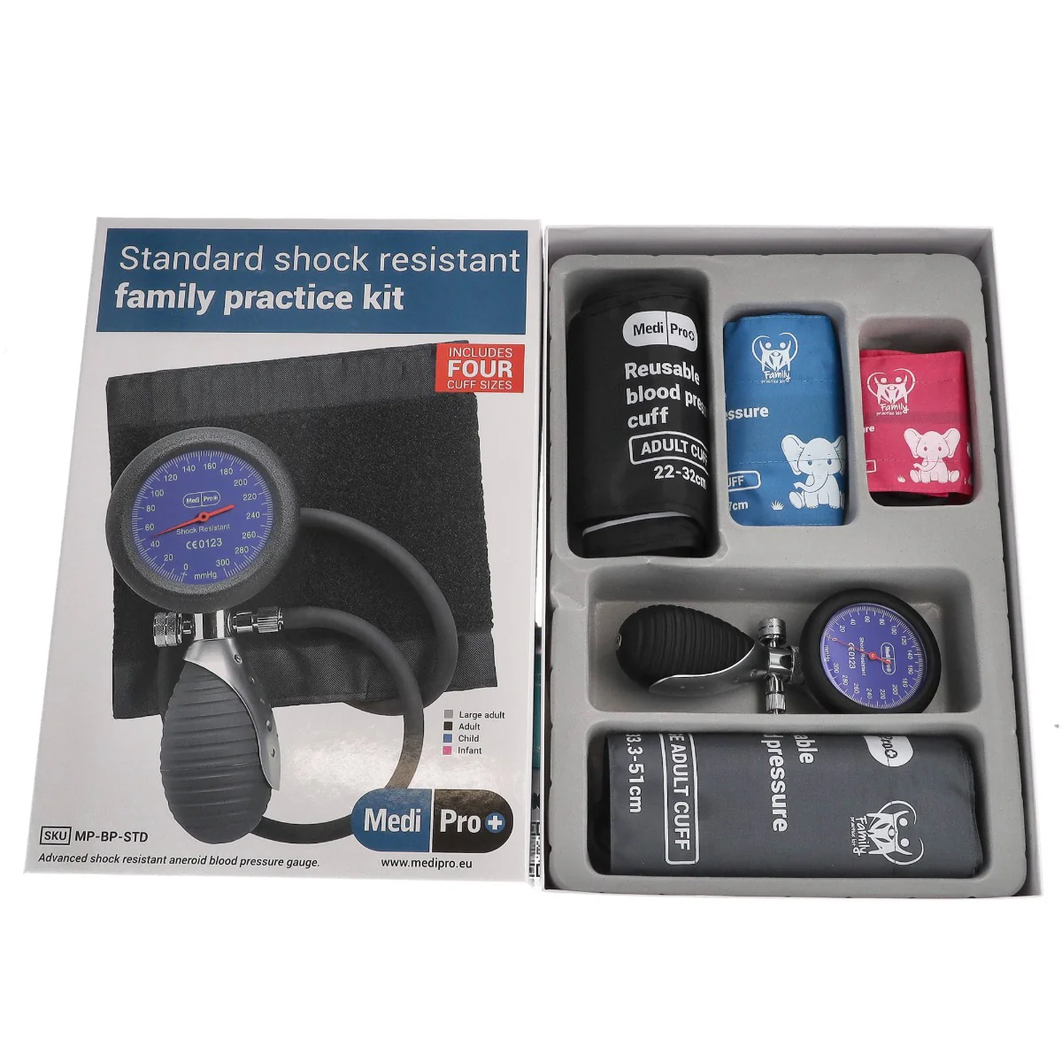 MediPro Sphygmomanometer With Adult & Child Cuffs - Image 4