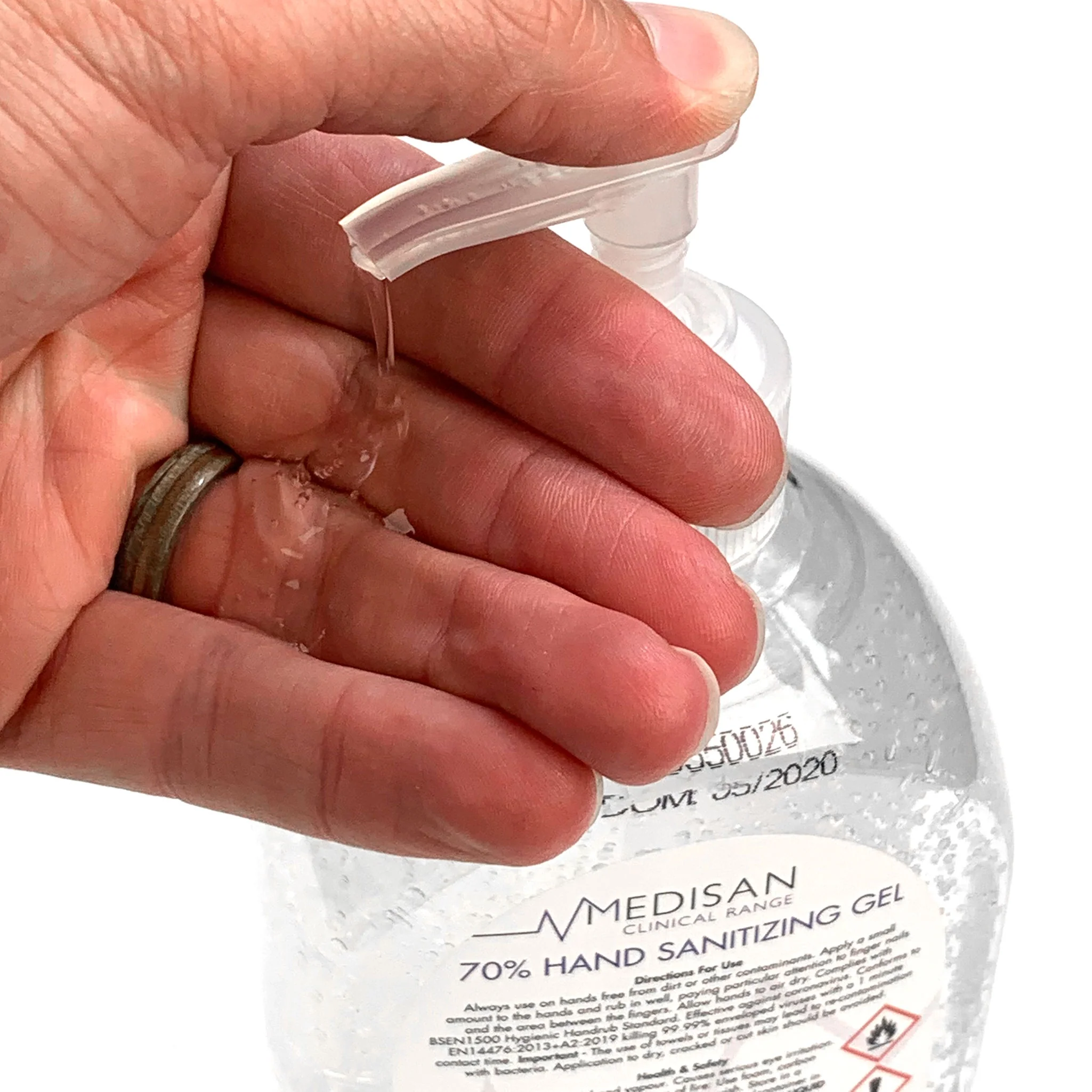 Medisan 70% Hand Sanitizing Gel - 500ml - Cleenol - Image 3