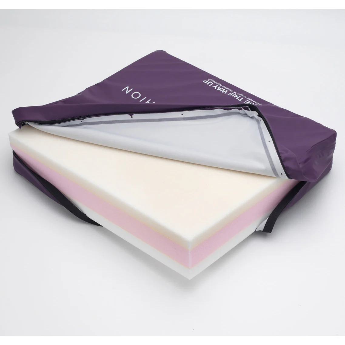 Memaflex Cushion Statseat (51x51x13cm) with Mullberry Cover