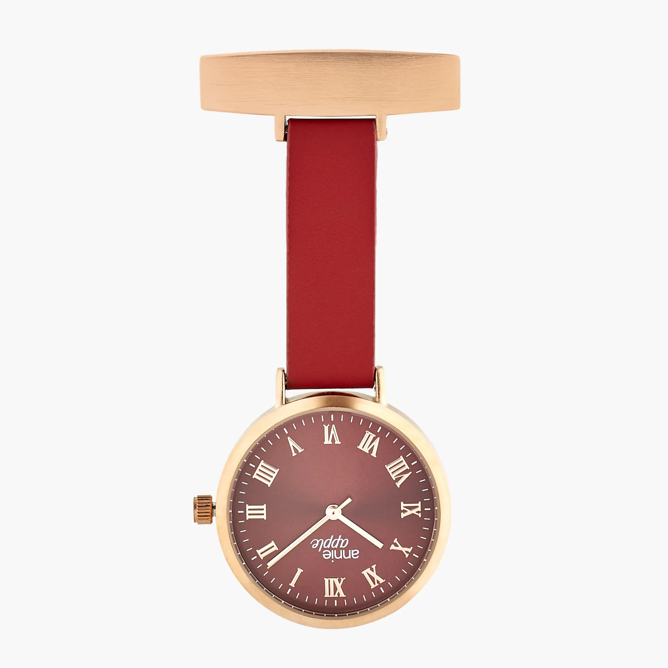 Meraki Rose Gold / Cherry Leather Fob 35 - New