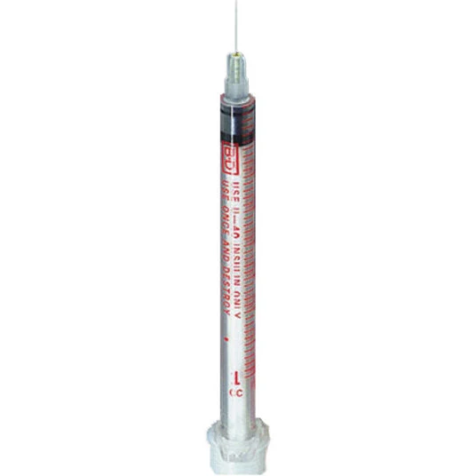 Micro-Fine Insulin Syringe 0.5ml U40 30G X 8MM - Pack Of 100 - Image 2