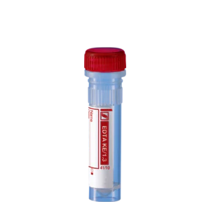 Micro Tube EDTA 1.3ml Screw Cap Label - Box of 100